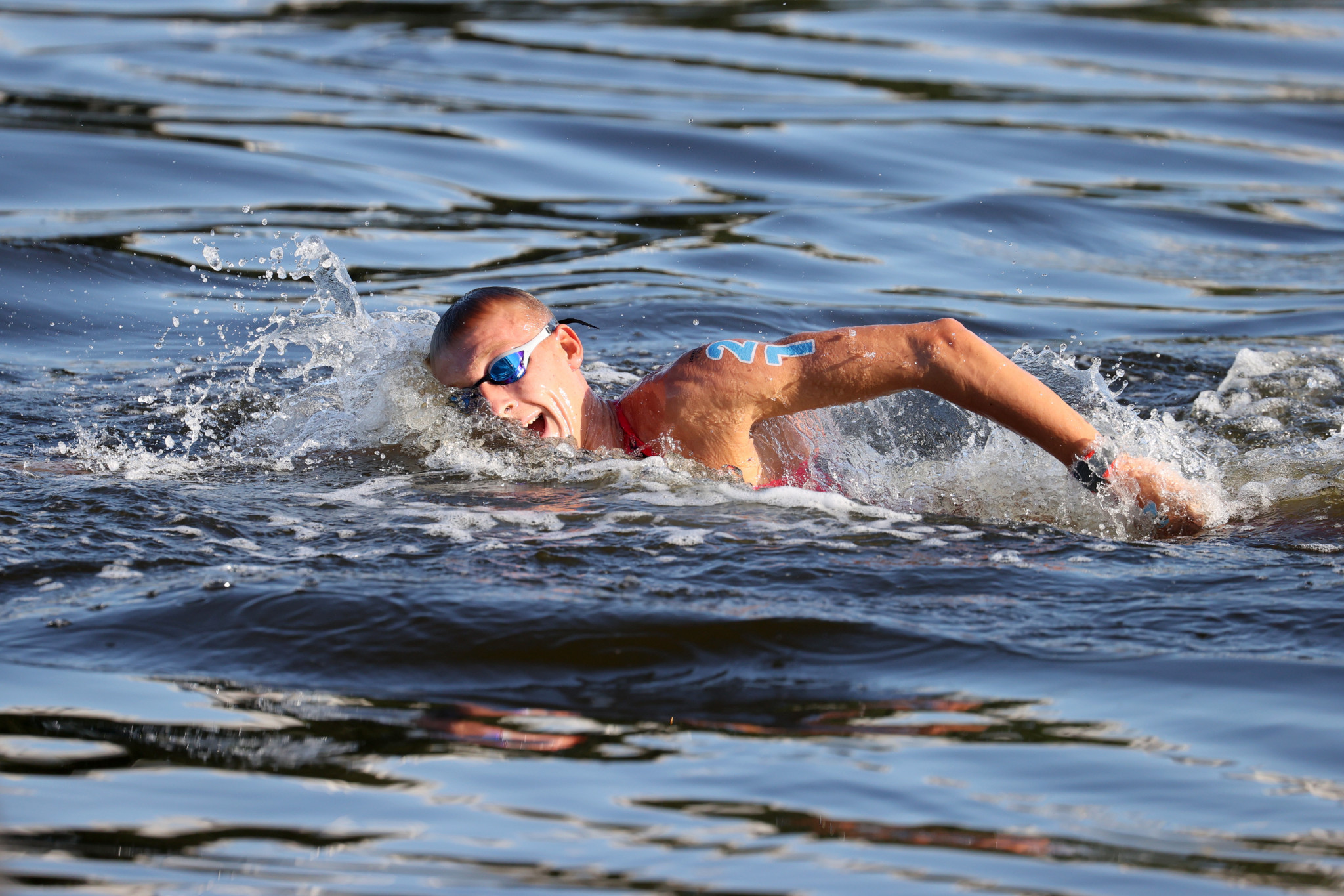 Marc-Antoine Olivier is tipped for success in the FINA Marathon World Series ©Getty Images
