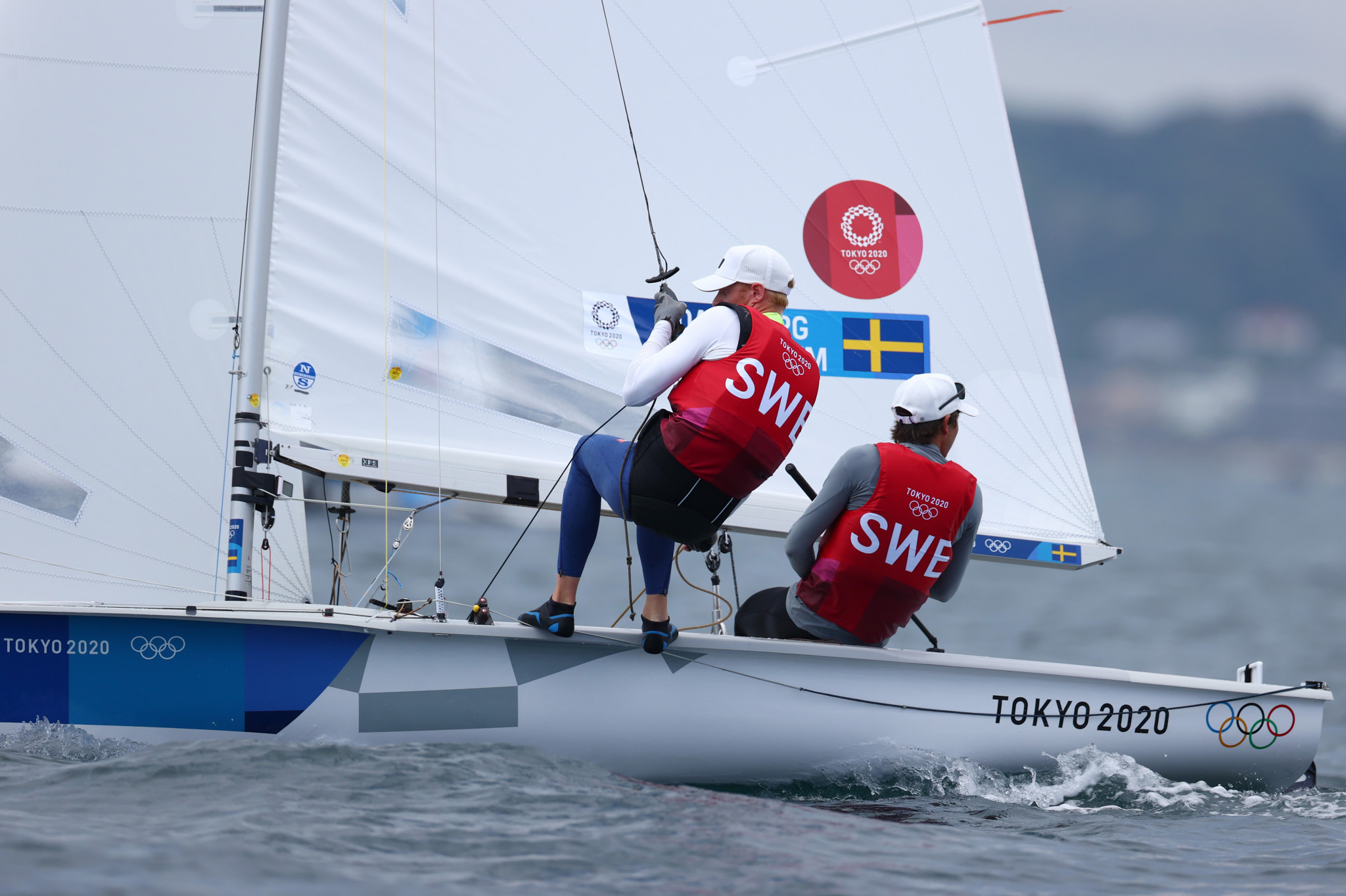 Anton Dahlberg won a sailing silver in the men's 470 class at Tokyo 2020 ©Getty Images