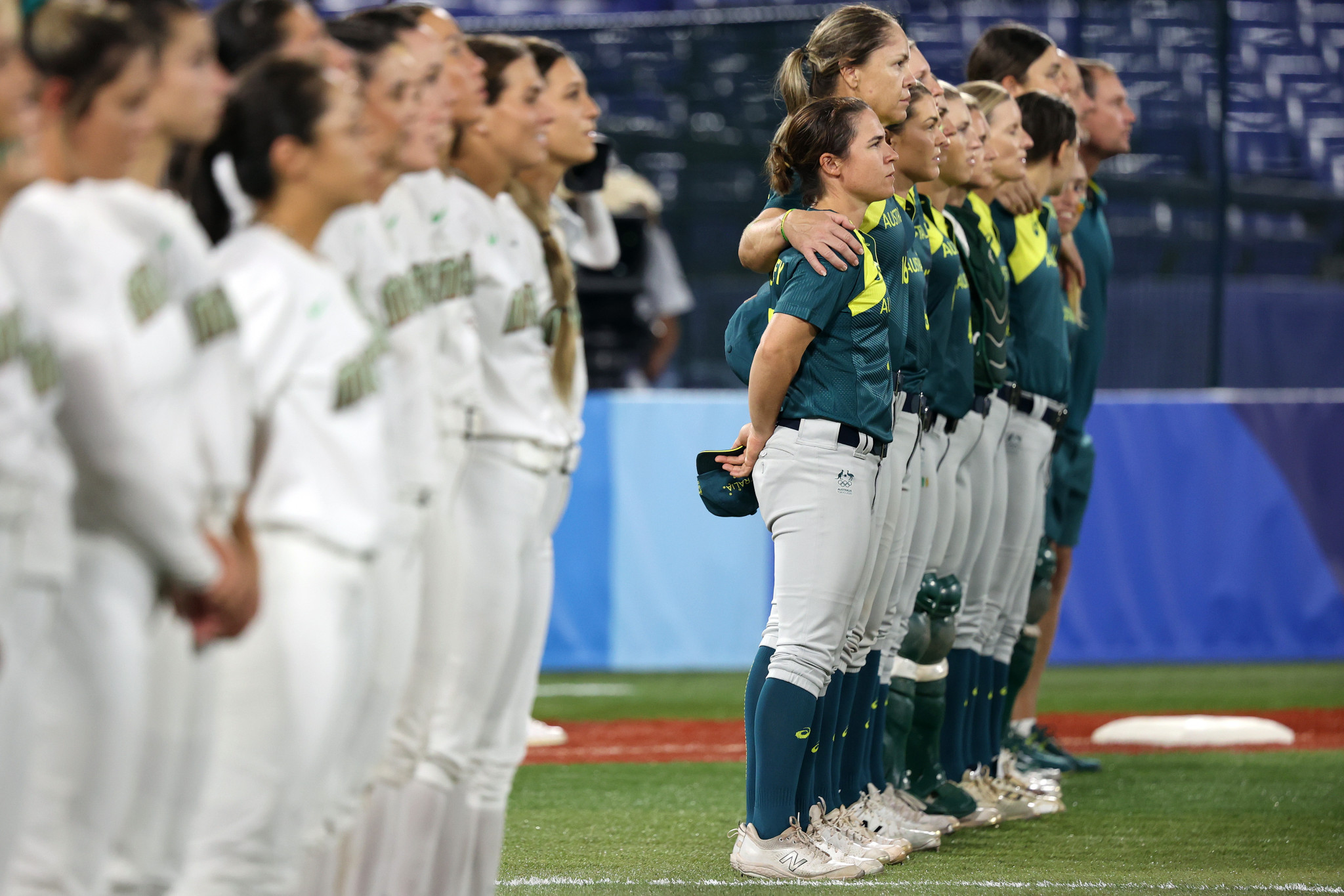 Australia's women's team placed fifth in the softball competition at the Tokyo 2020 Olympics ©Getty Images