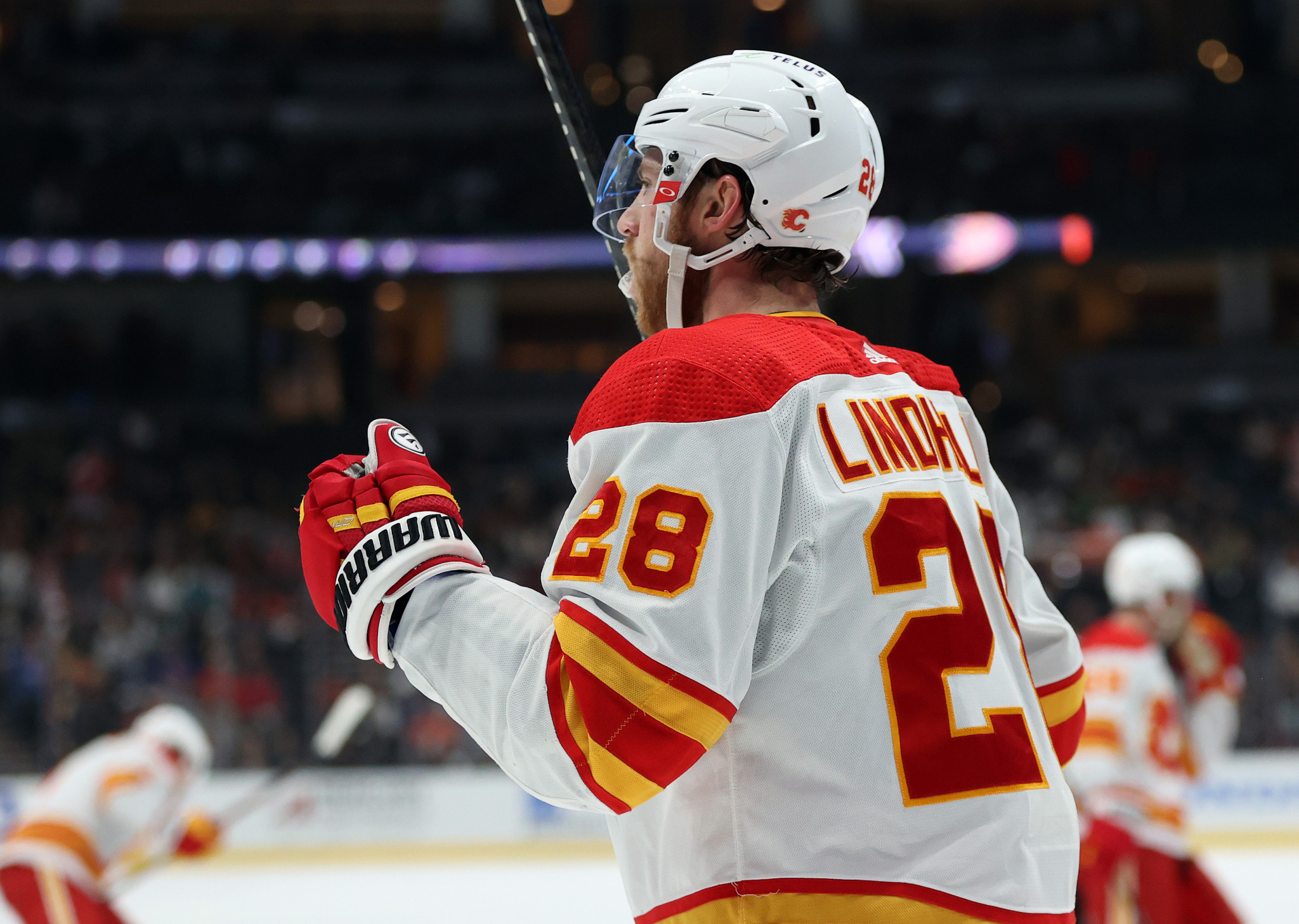 Elias Lindholm is one of the Calgary Flames players out with COVID-19 ©Getty Images