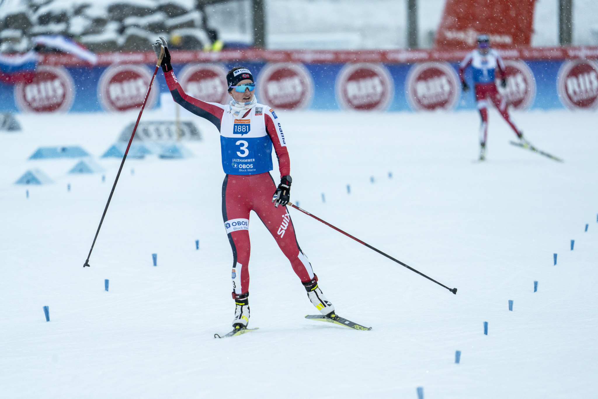 Gyda Westvold Hansen is unbeaten in the Nordic Combined World Cup this season ©Getty Images