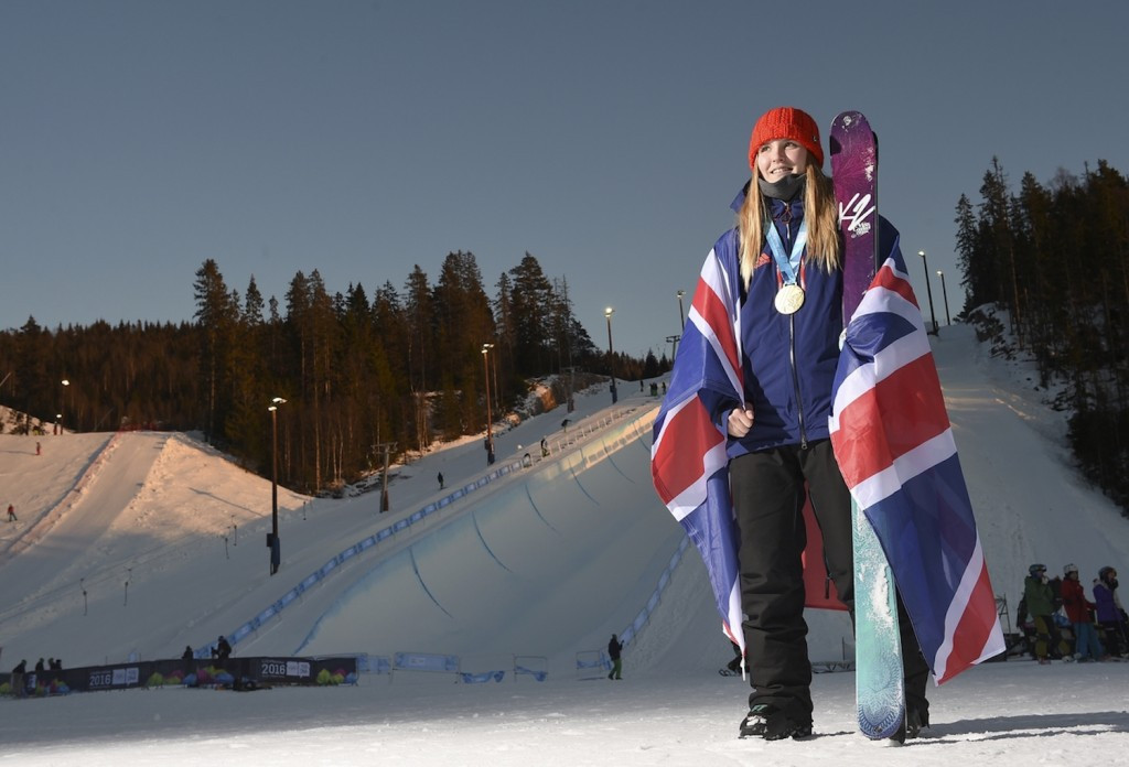 Madison Rowlands claimed British halfpipe snowboard victory ©Getty Images