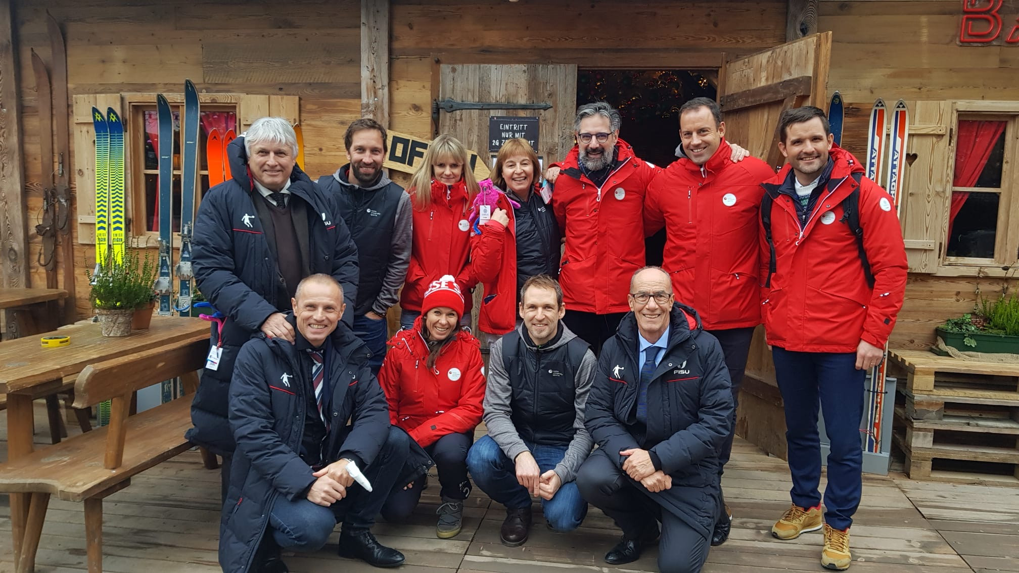 FISU paid a visit to the Lucerne 2021 Organising Committee following the Games' cancellation ©FISU