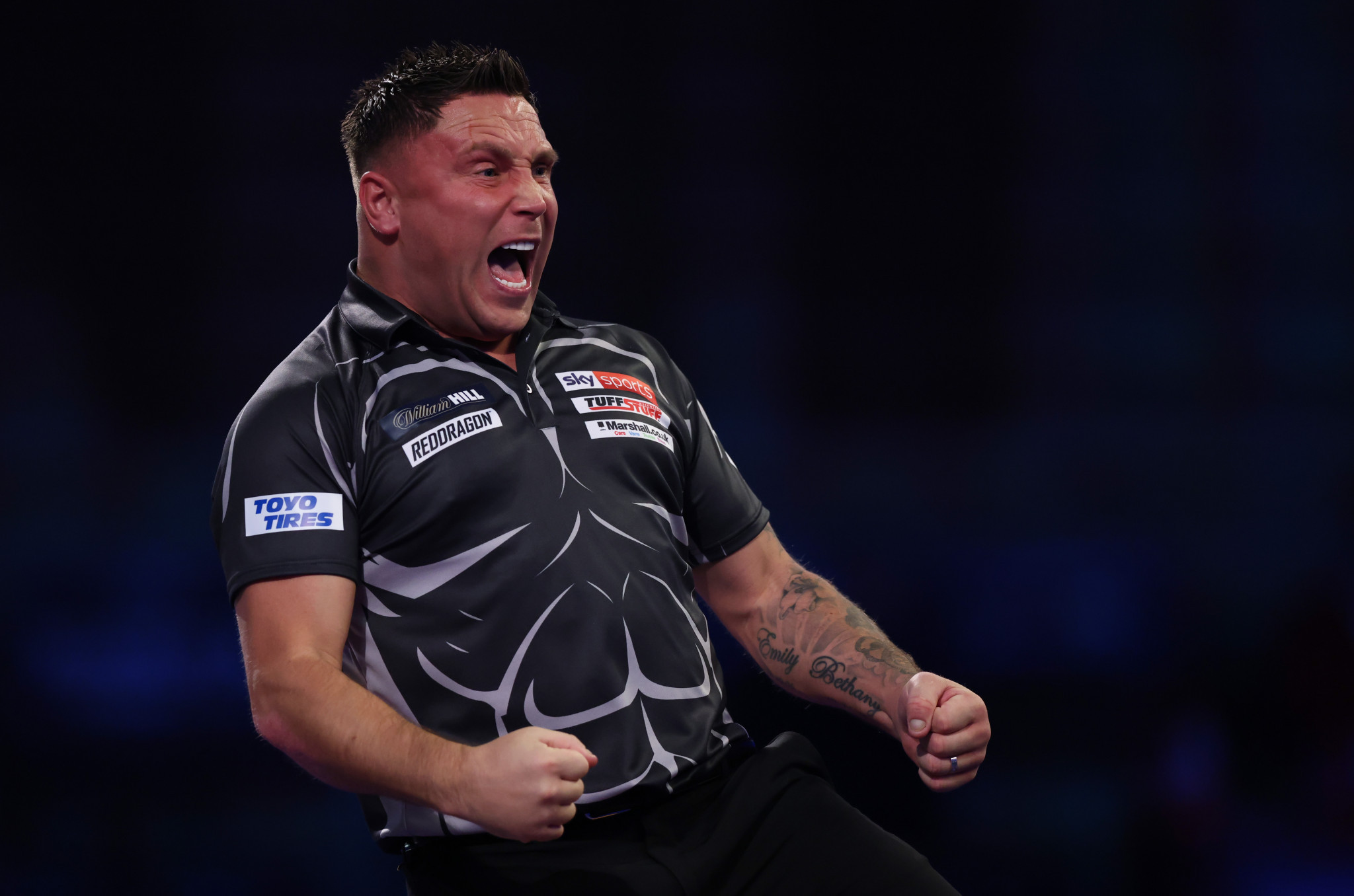 Gerwyn Price is through to the third round of the World Darts Championship ©Getty Images