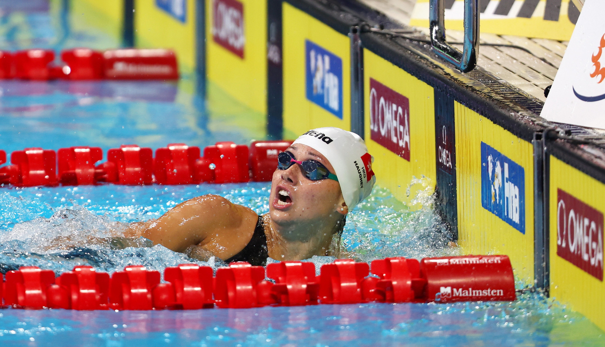 Siobhán Haughey broke the women's 200m freestyle world record ©Getty Images
