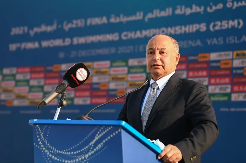 FINA President Husain Al-Musallam has received WADA's approval to host the World Swimming Championships (25m) in Kazan in December next year ©Getty Images