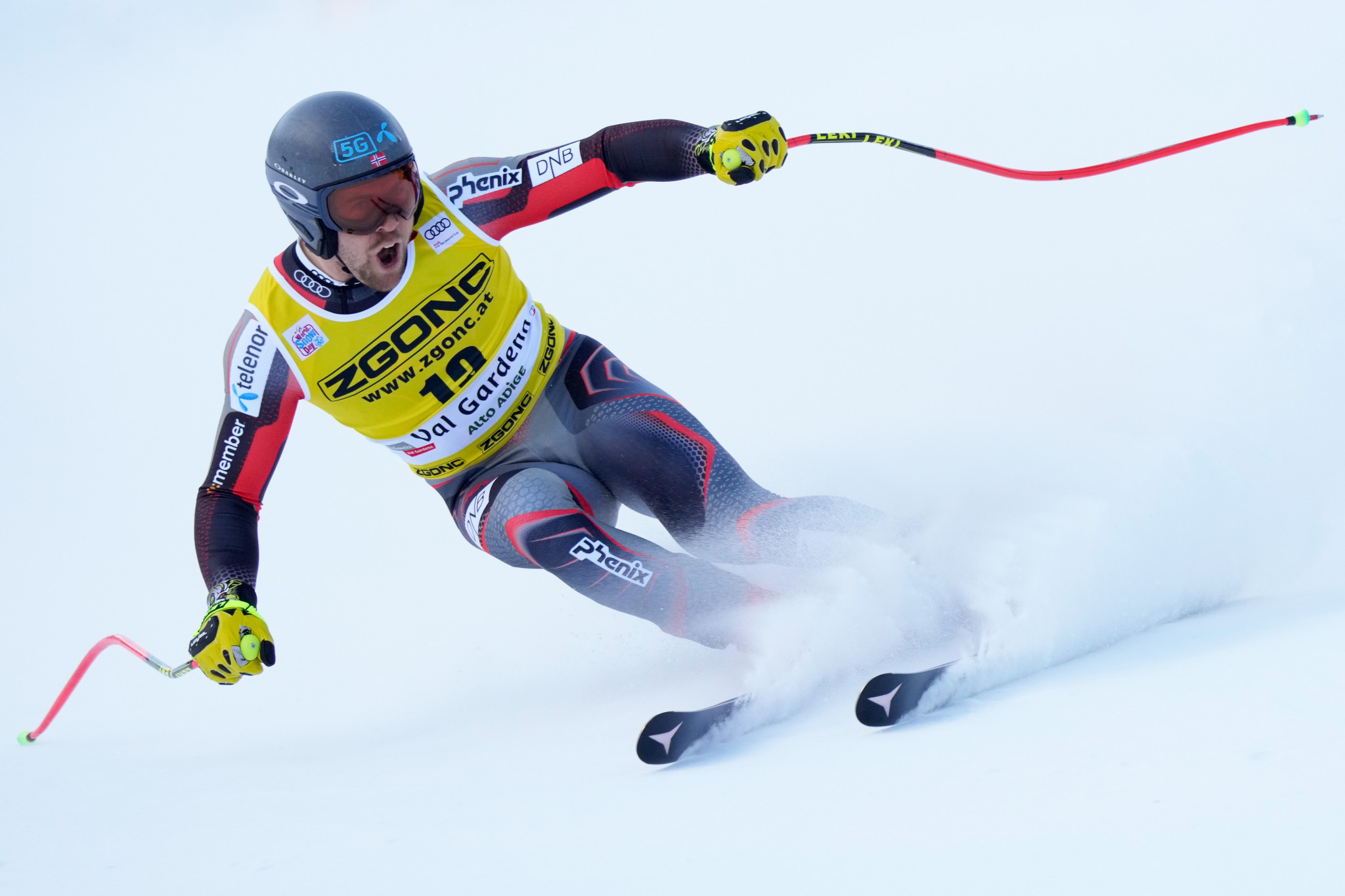 Kilde completes Val Gardena hat-trick with super-G success