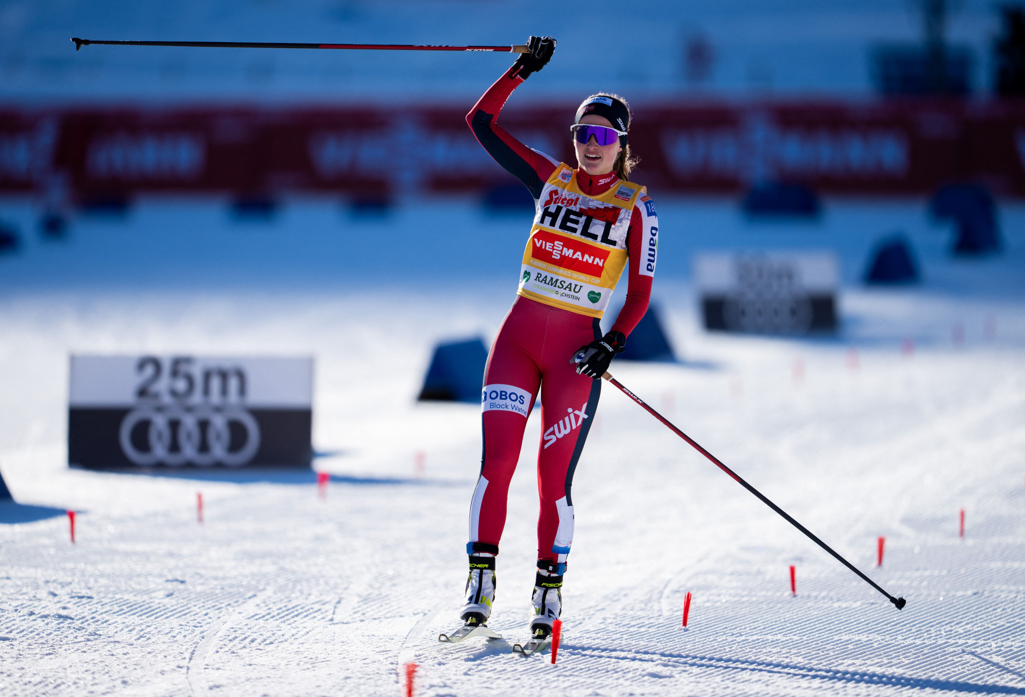 Hansen stays perfect with fifth win of Nordic Combined World Cup season