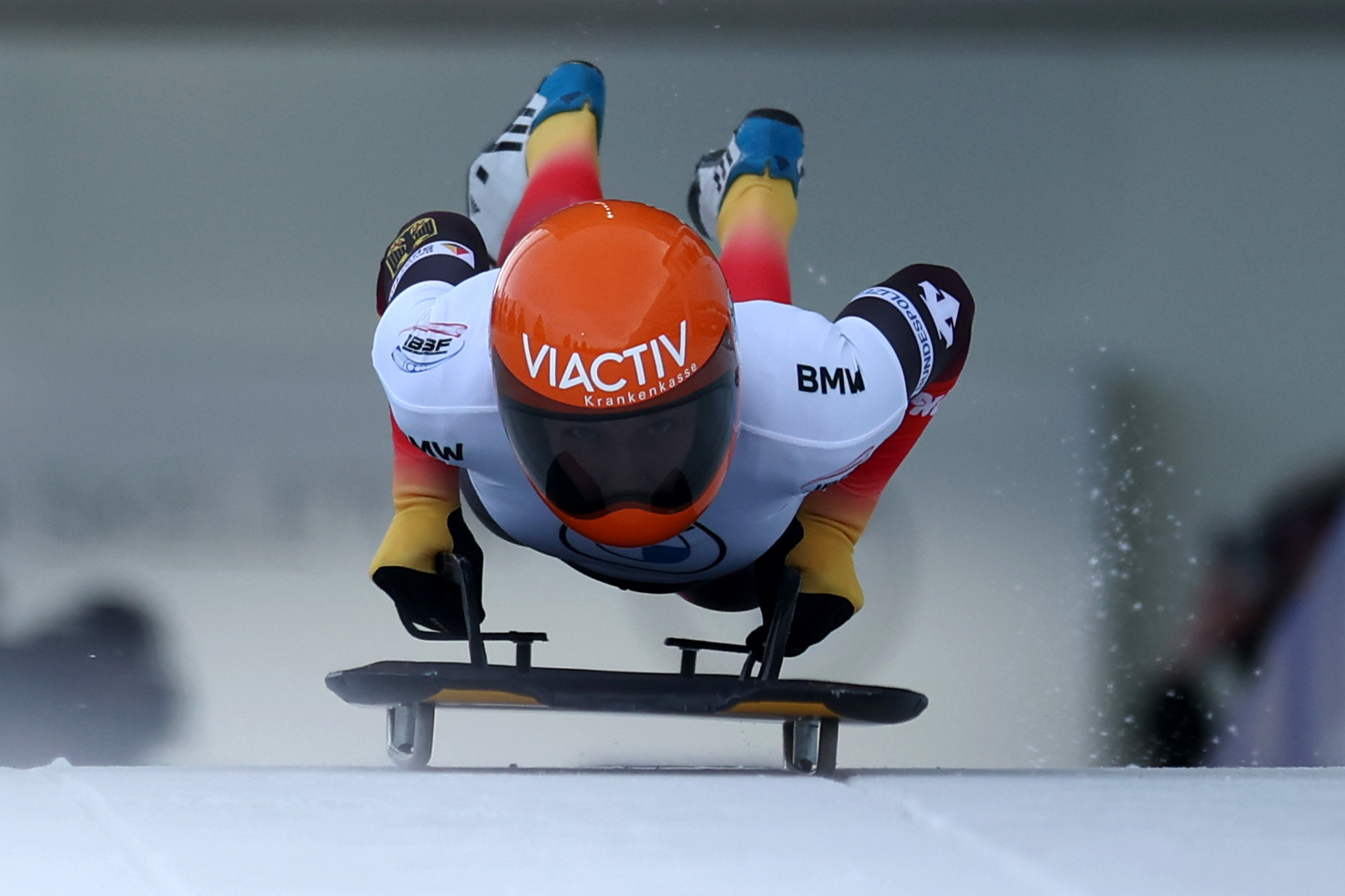Tina Hermann claimed the women's skeleton win today in Altenberg ©Getty Images