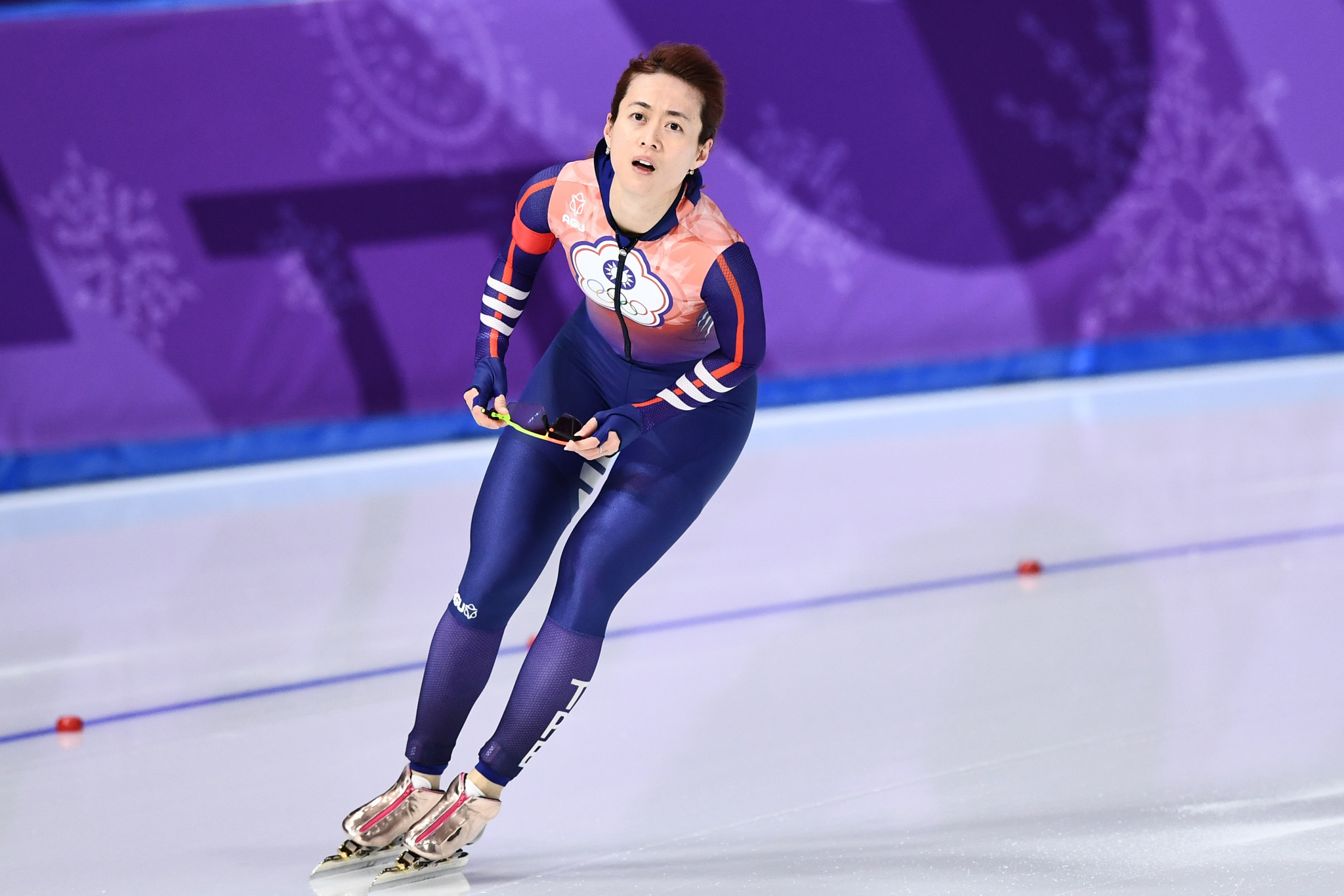 Huang Yu-ting of Chinese Taipei won the women's 1,000m event at the Four Continents Speed Skating Championships ©Getty Images
