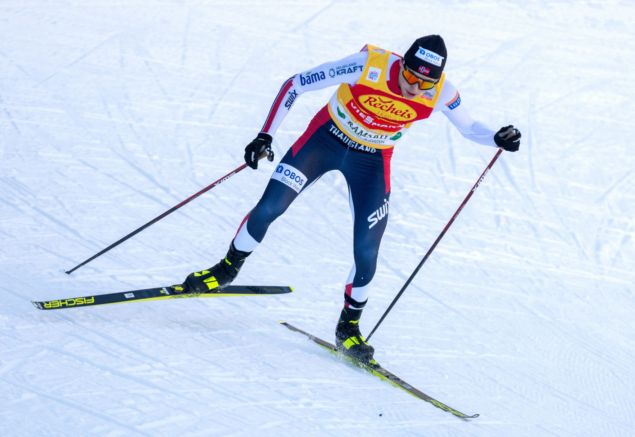 Jarl Magnus Riiber has now won six of this season's seven Nordic Combined World Cup events ©Getty Images