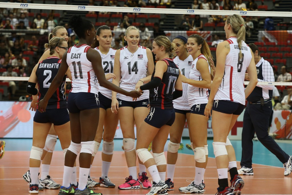 The United States' women's volleyball team qualified for Rio 2016