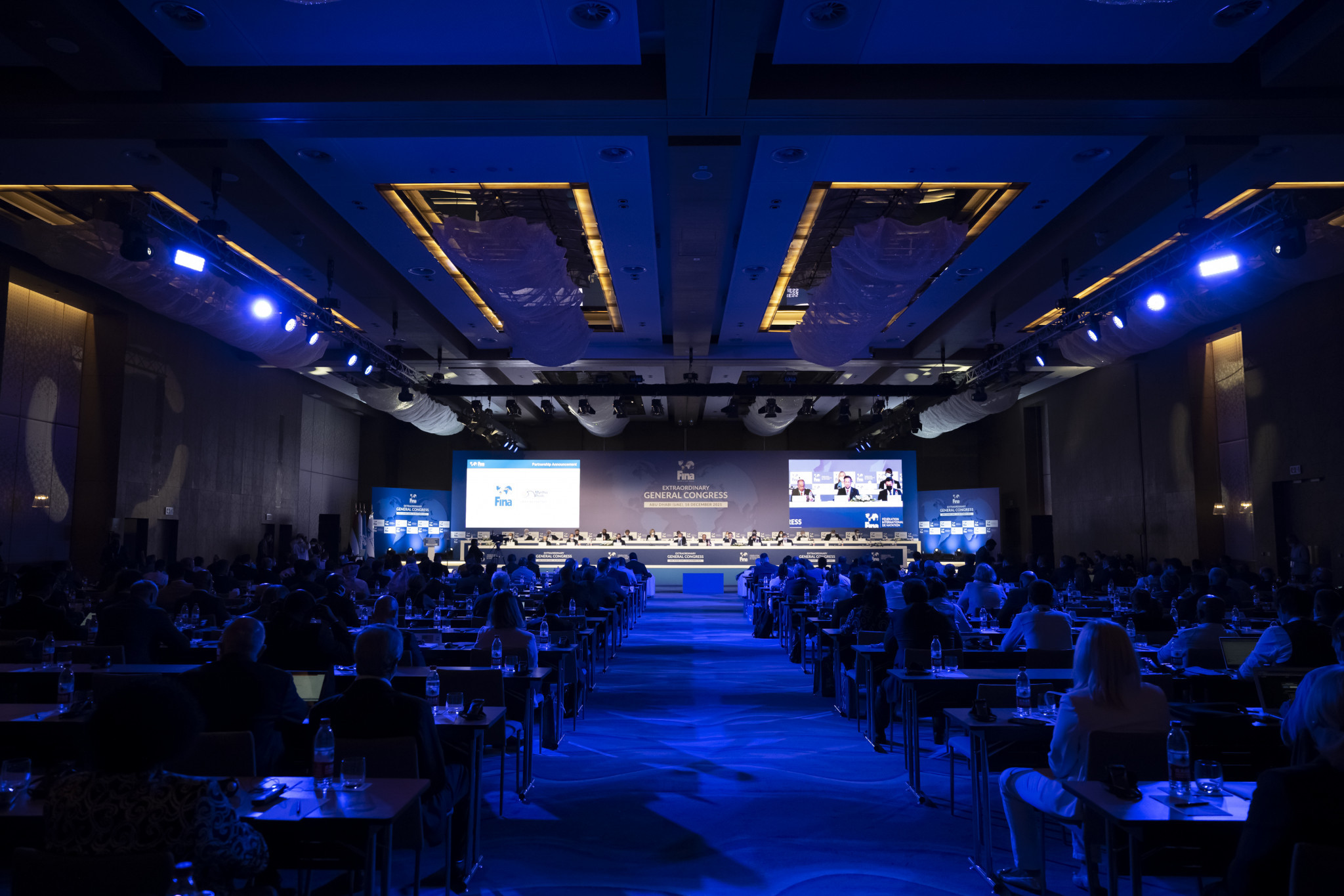 Abu Dhabi in the United Arab Emirates played host to the Extraordinary General Congress ©FINA