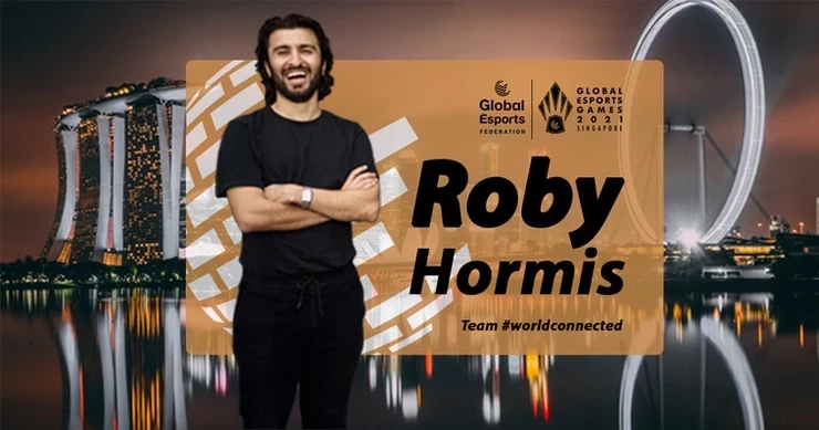 Roby Hormis competed for The Netherlands at Global Esports Games ©GEF
