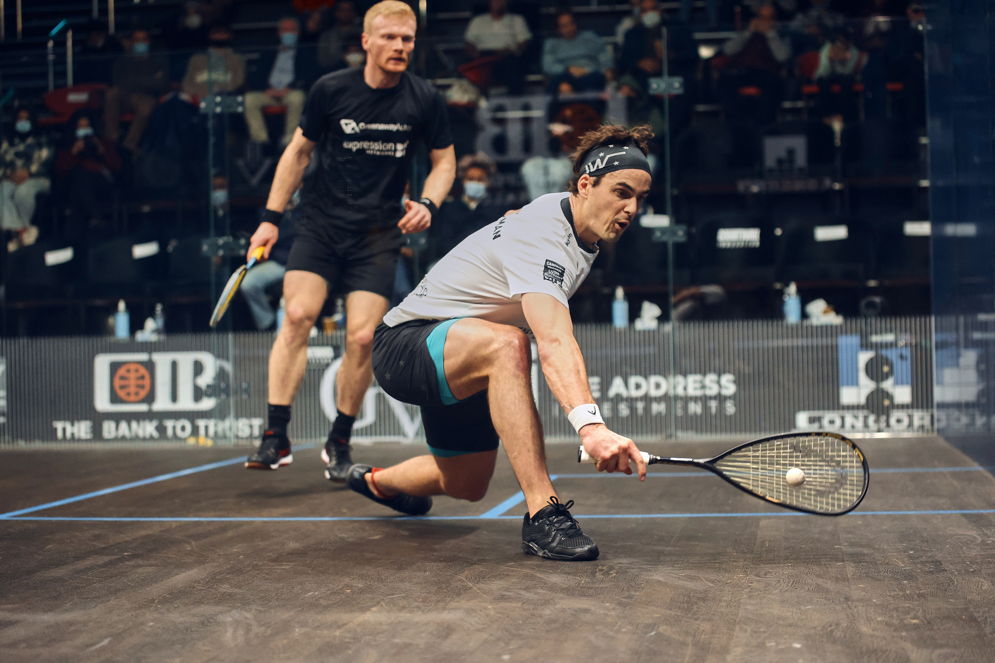 Makin forced to give up lead in Black Ball Squash Open quarter-finals