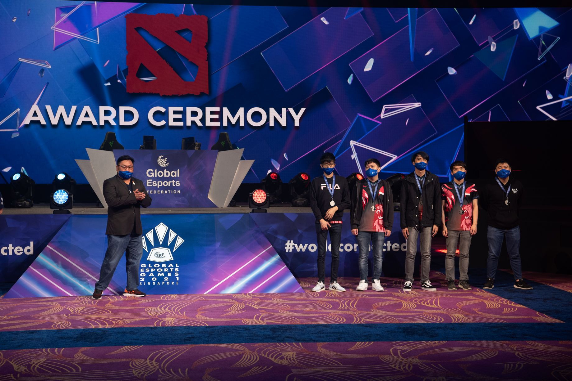 Singapore won the silver medal in the DOTA 2 open category ©GEF 