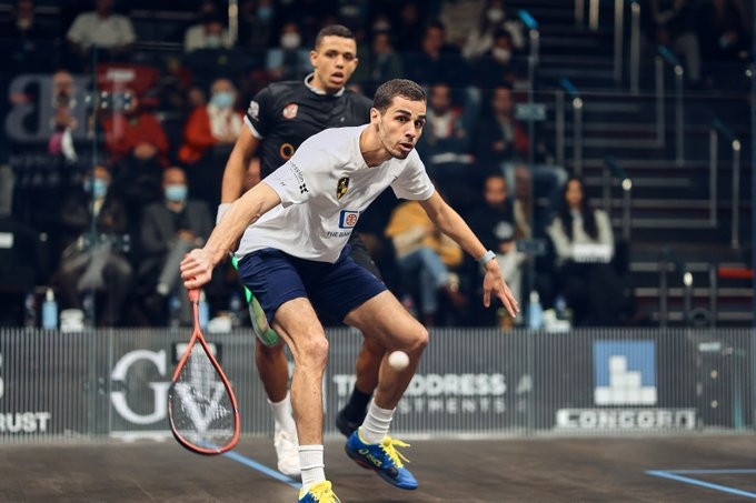 Farag battles into Black Ball Squash Open final after five-game clash with Asal