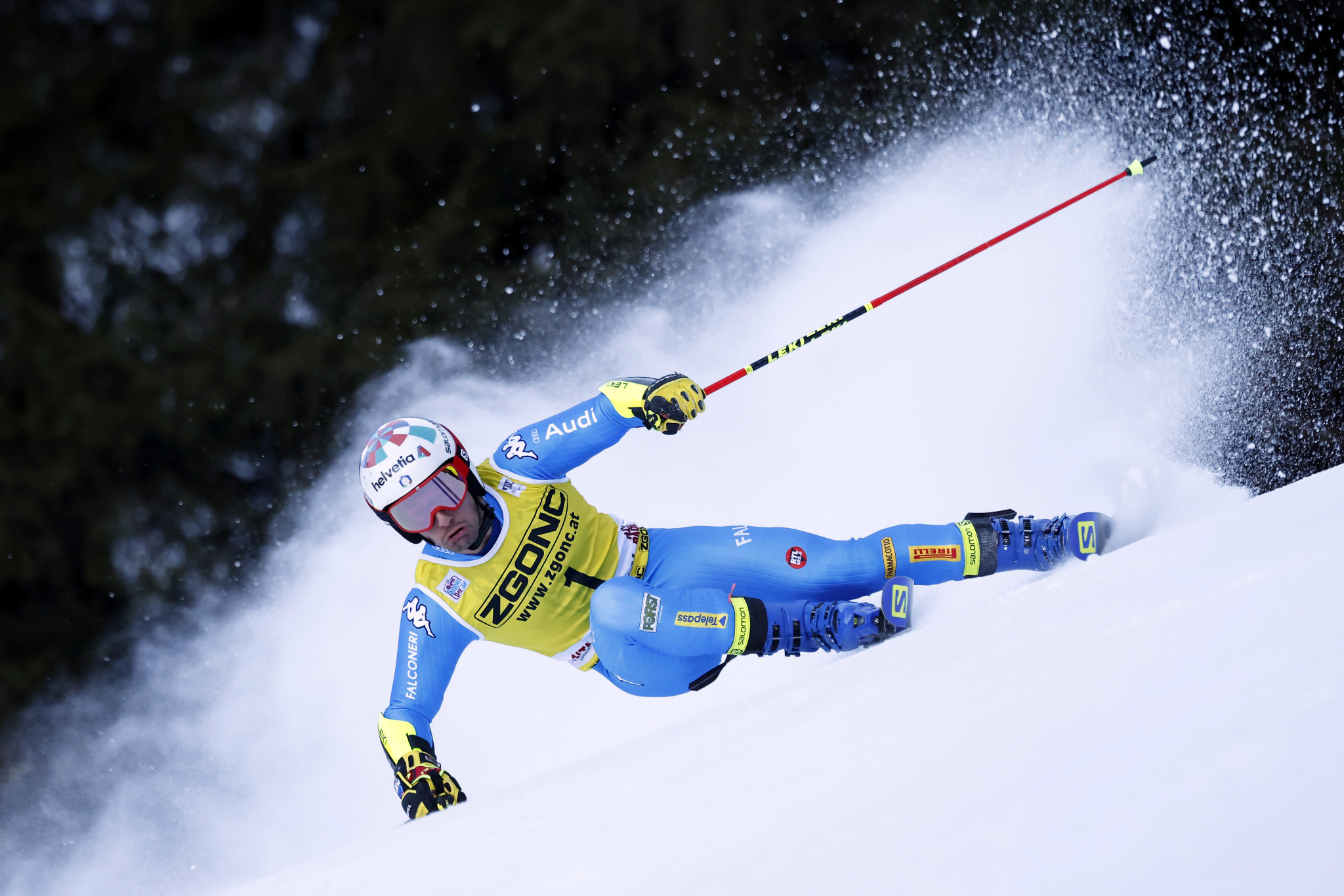 Luca De Aliprandini produced a best-ever World Cup result on home snow ©Getty Images