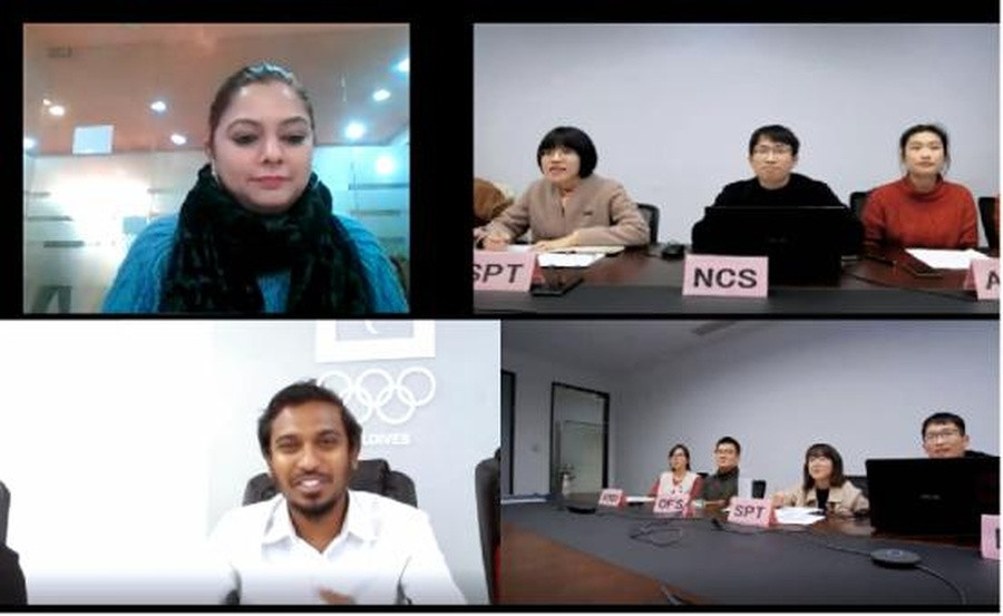 One-to-one video calls have been held between NOCs and the organisers of Hangzhou 2022 ©Hangzhou 2022