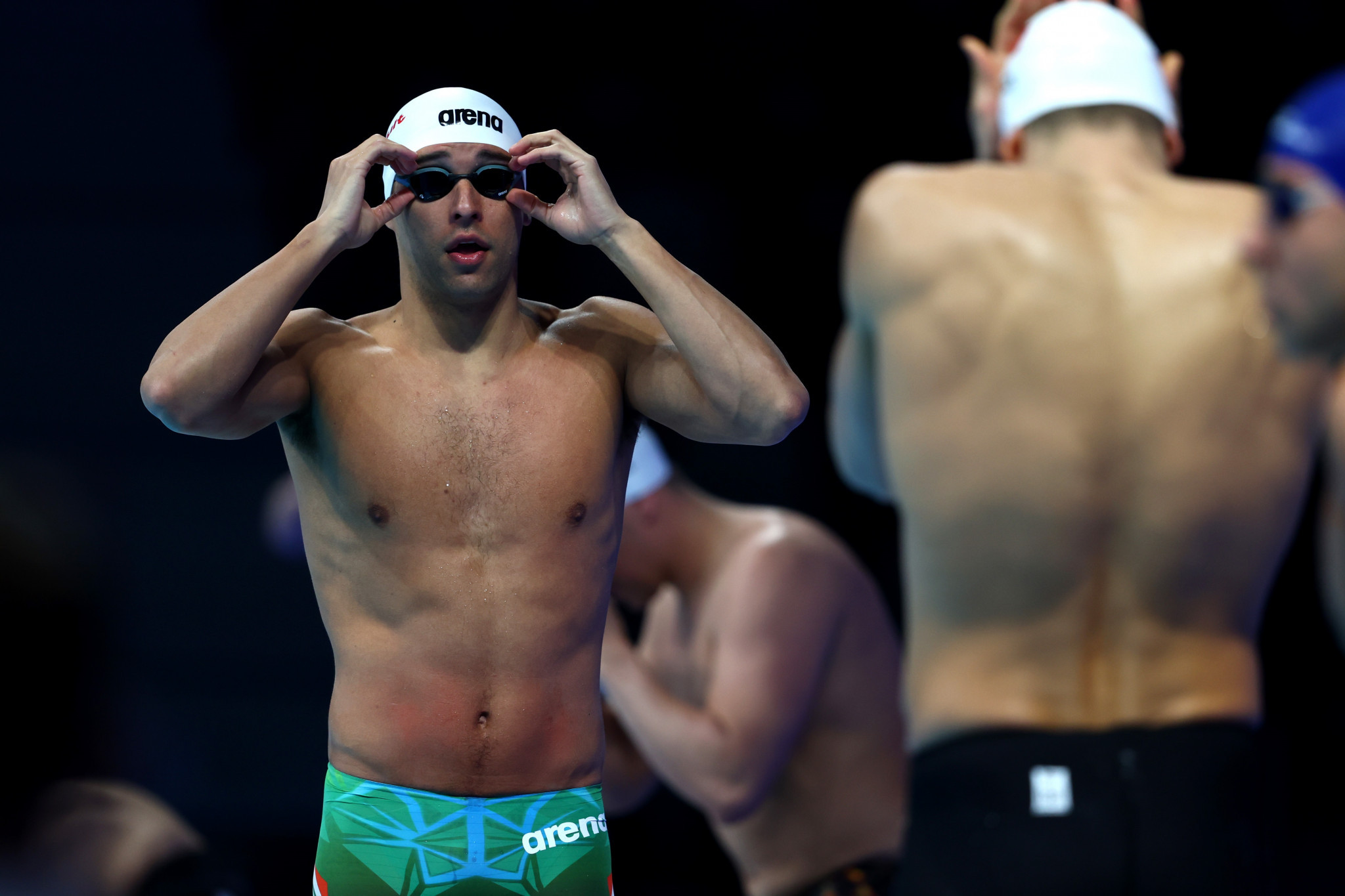 Chad Le Clos was one of just two South African swimmer competing in Abu Dhabi due to travel restrictions in his home nation ©Getty Images