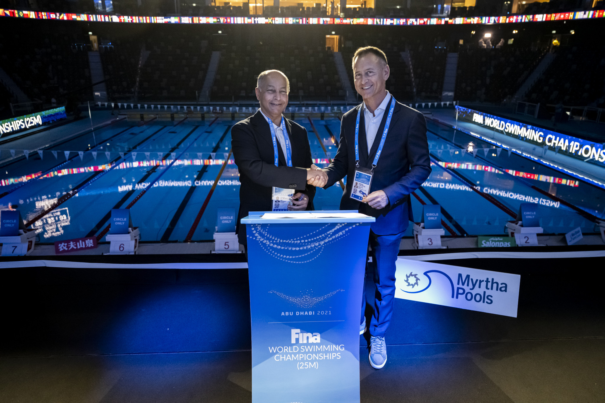 FINA seals long-term agreement with Myrtha Pools to remain official pool partner