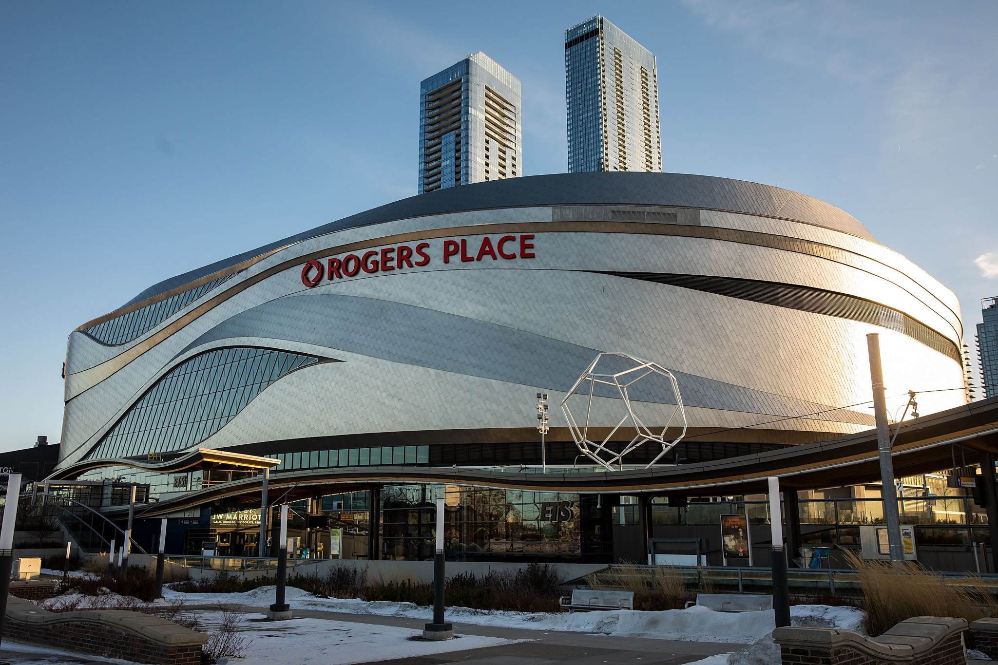 Rogers Place in Edmonton will be limited to half of its usual capacity of more than 18,000 for the IIHF World Junior Championship ©Getty Images