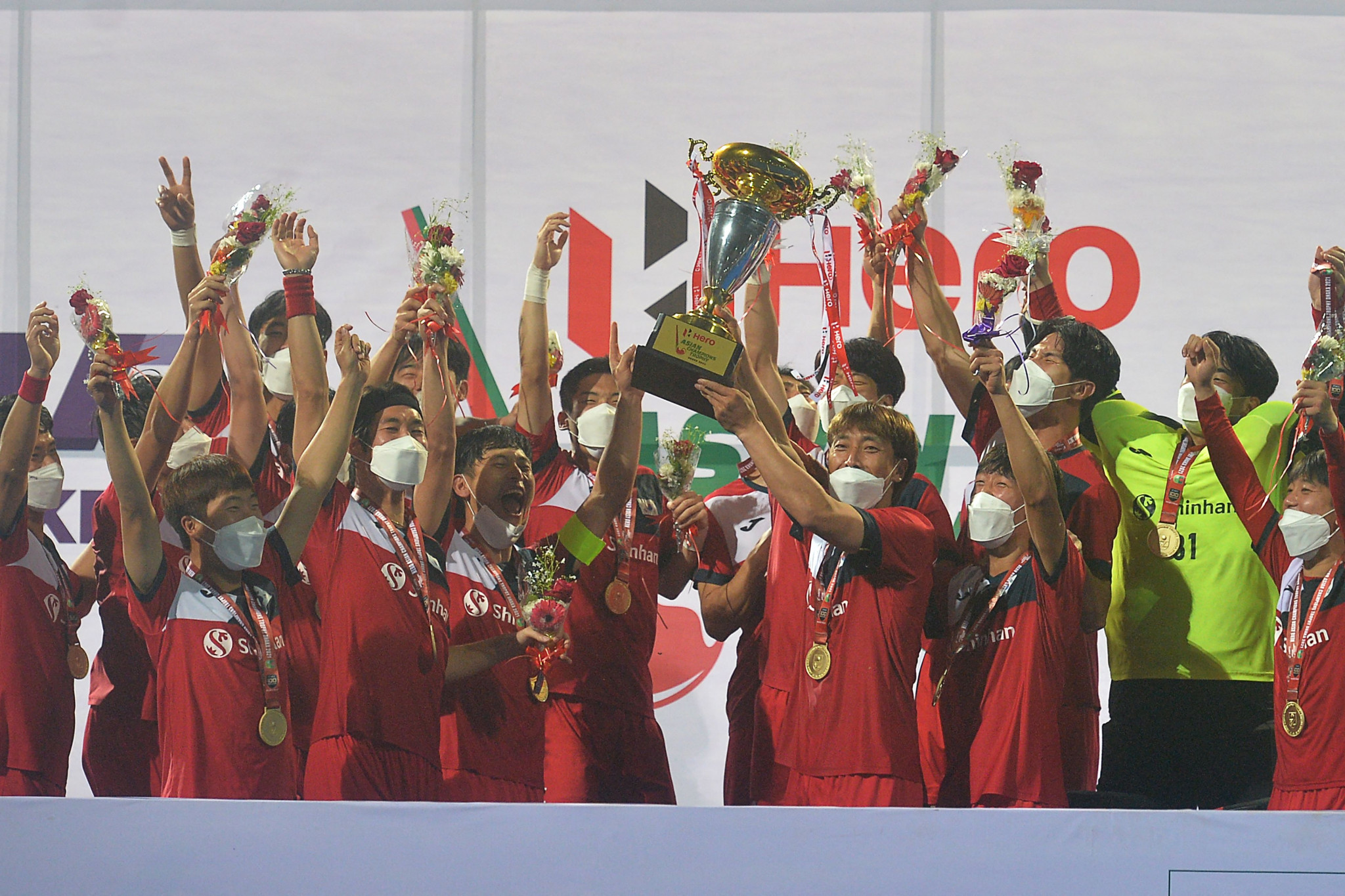 South Korea won their first Men's Asian Champions Trophy today in Dhaka ©Getty Images