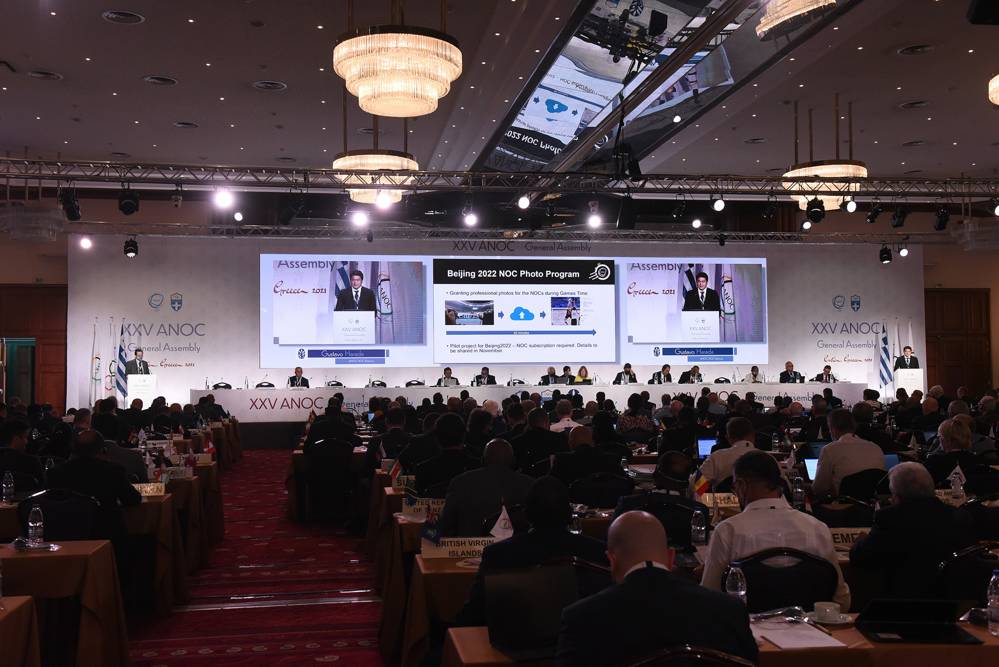 The ANOC General Assembly was held in Crete in October this year ©ANOC