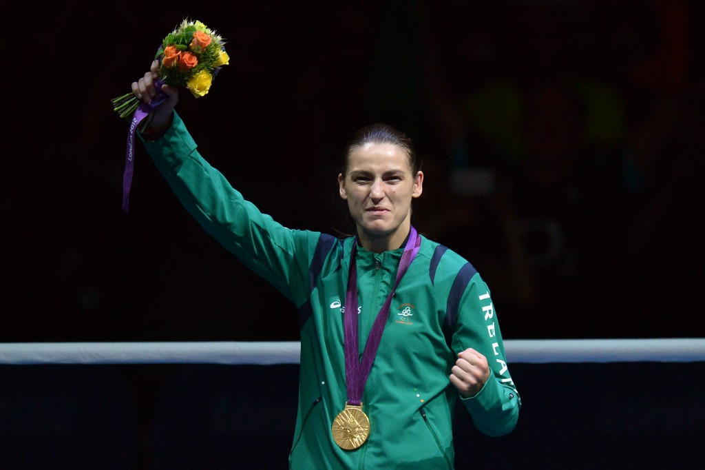 Katie Taylor is perhaps Ireland's most recognisable athlete and emblematic of the women's boxing boom ©Getty Images