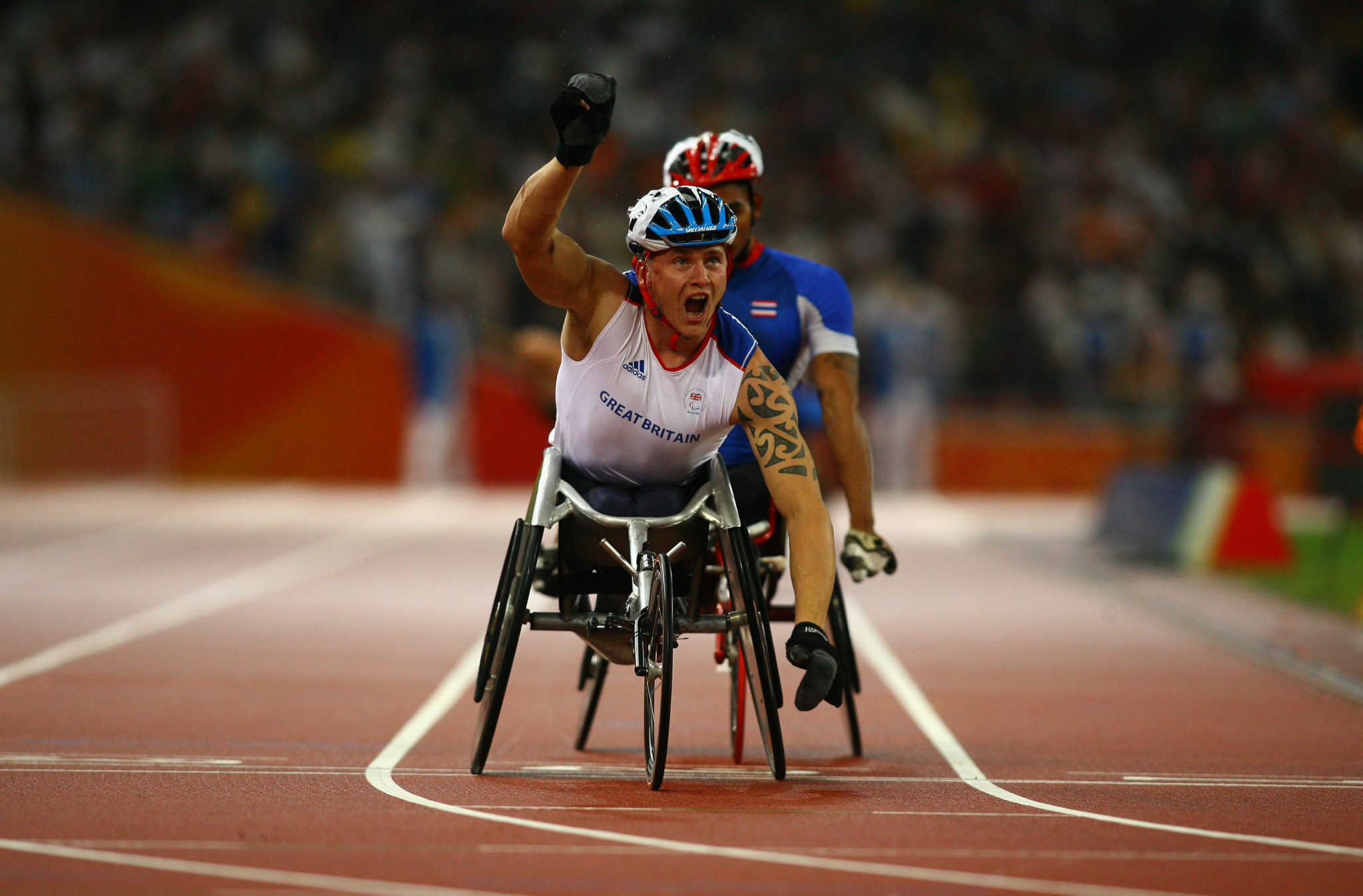 The British Paralympic Association's partnership with adidas, which began at Beijing 2008, has been renewed for the next two Games ©Getty Images