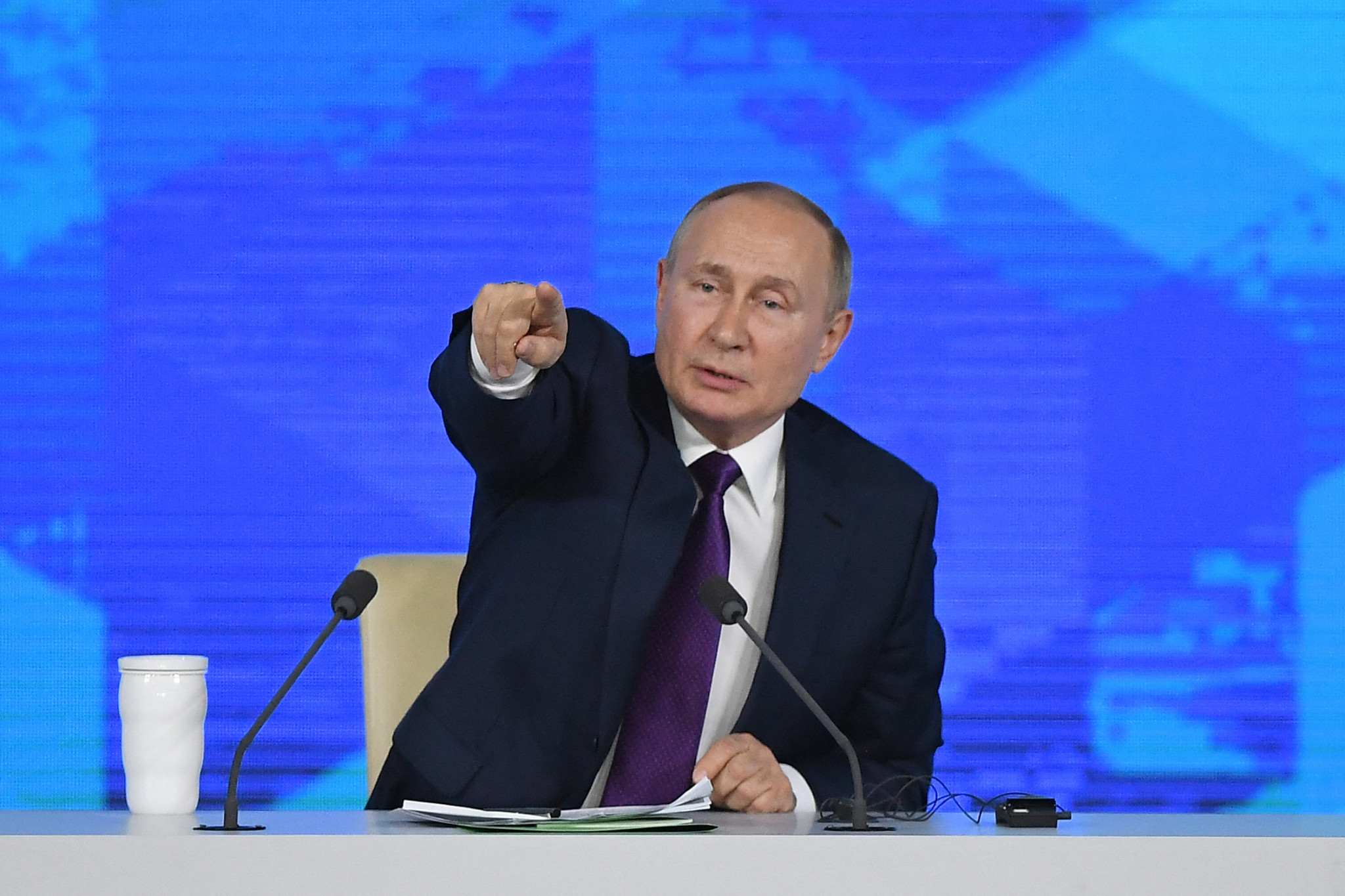 Russian President Vladimir Putin used his annual press conference in Moscow today to criticise the United States' diplomatic boycott of Beijing 2022 ©Getty Images