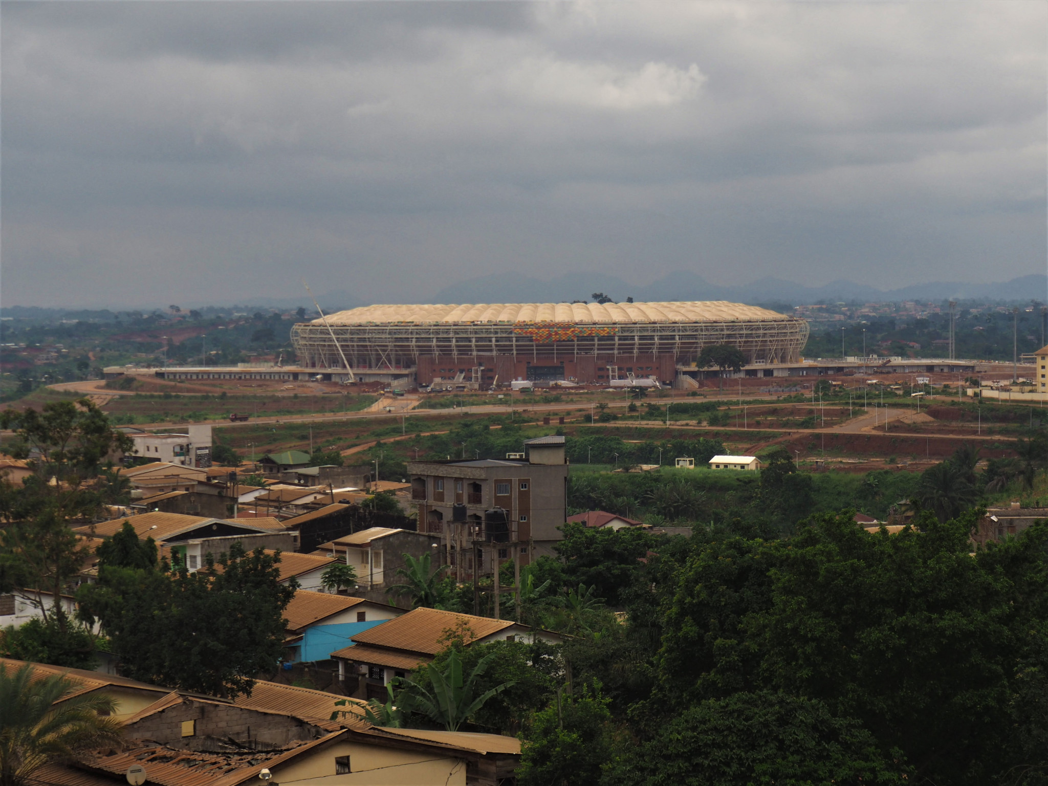 The opening match and final of the upcoming Africa Cup of Nations is set to take place in Yaoundé's Olembe Stadium ©Getty Images