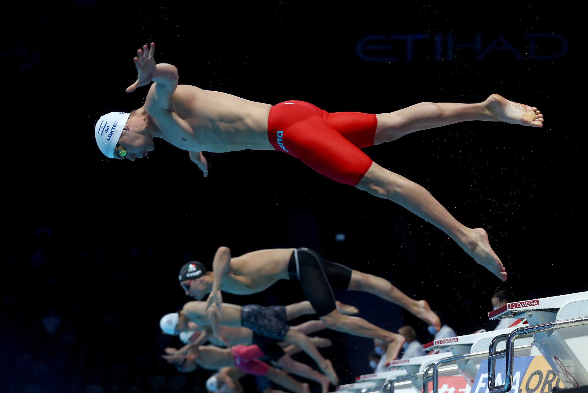 Abu Dhabi stage the World Swimming Championships (25m) earlier this month ©Getty Images