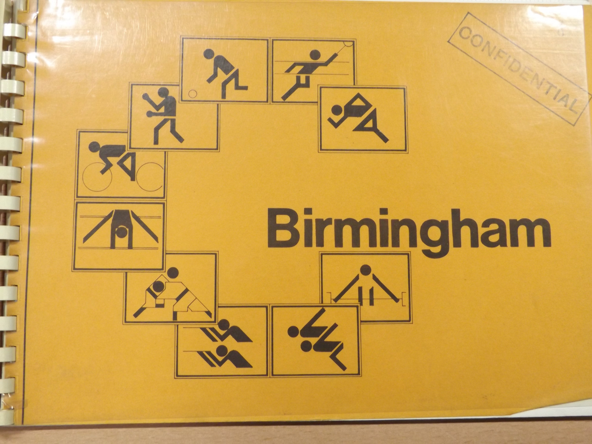 The cover of the initial dossier for Birmingham's bid ©Philip Barker