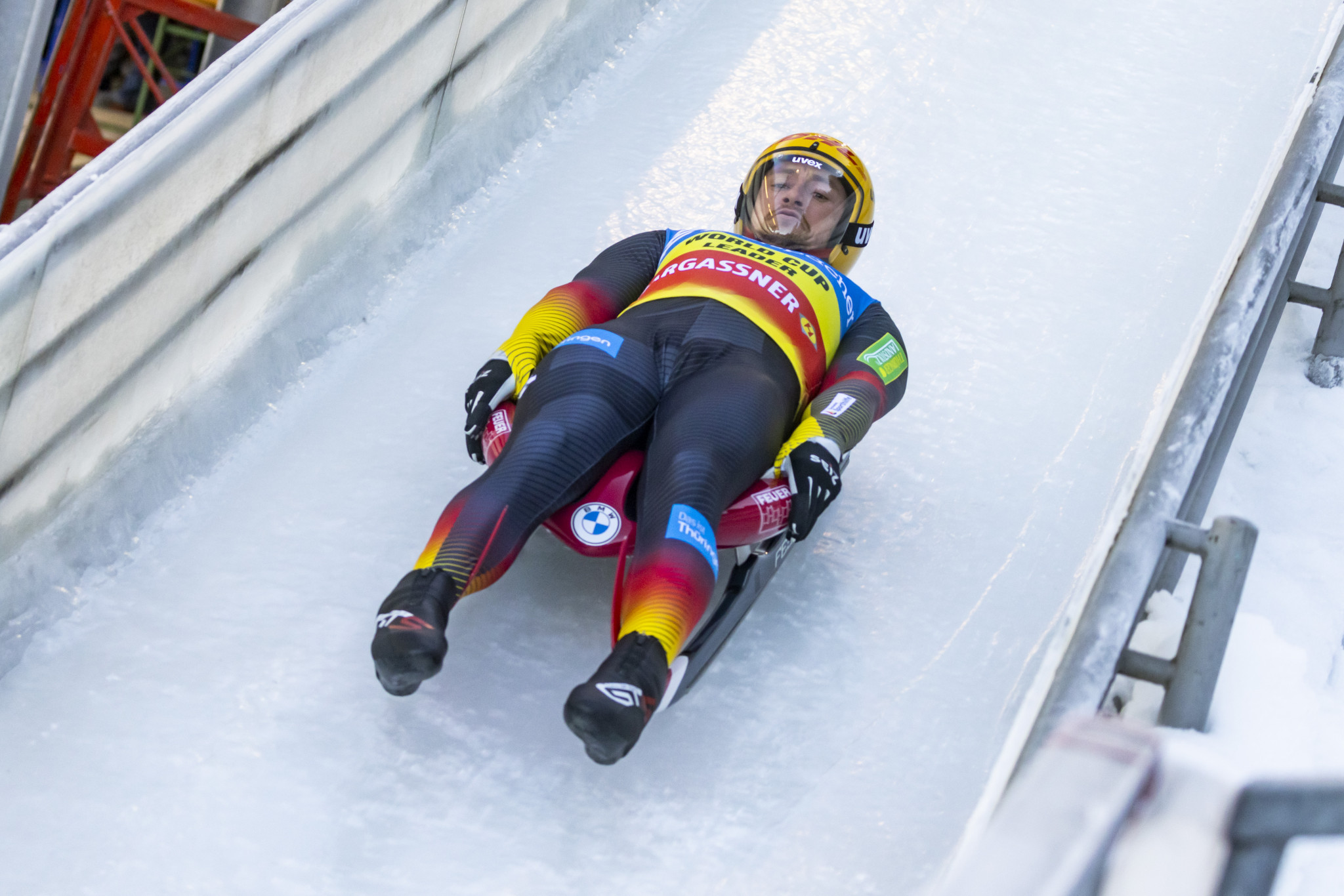 Johannes Ludwig claimed his fourth win of the FIL Luge World Cup season ©Getty Images