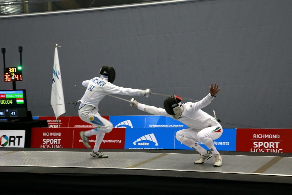 Hungary beat Kazakhstan in the final of the men's team épée event in Vancouver