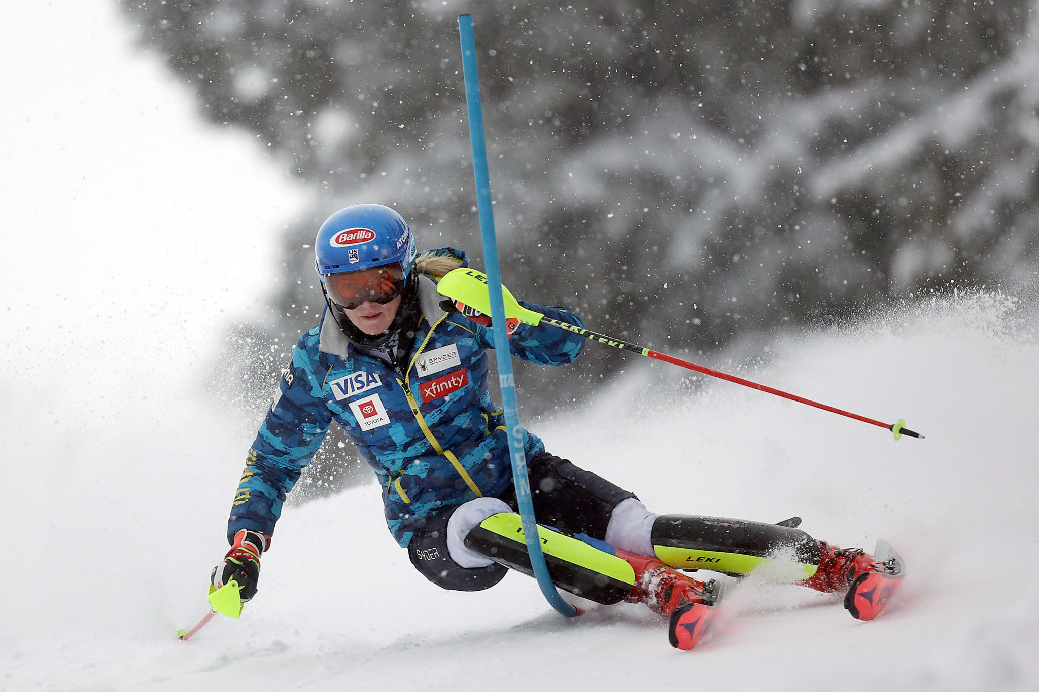Mikaela Shiffrin missed the last two World Cup races with COVID-19 ©Getty Images