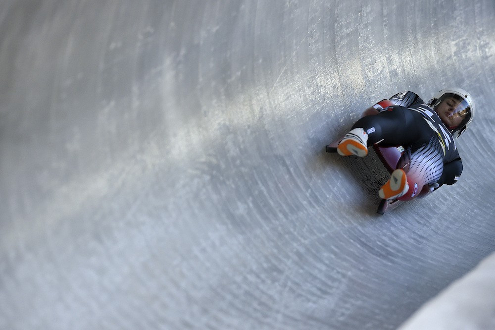 Canada's Brooke Apshkrum claimed gold in the women's singles luge event ©YIS/IOC