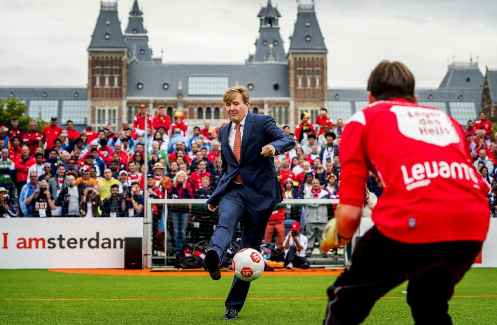 Last year’s Homeless World Cup in Amsterdam was opened by Dutch King Willem-Alexander
