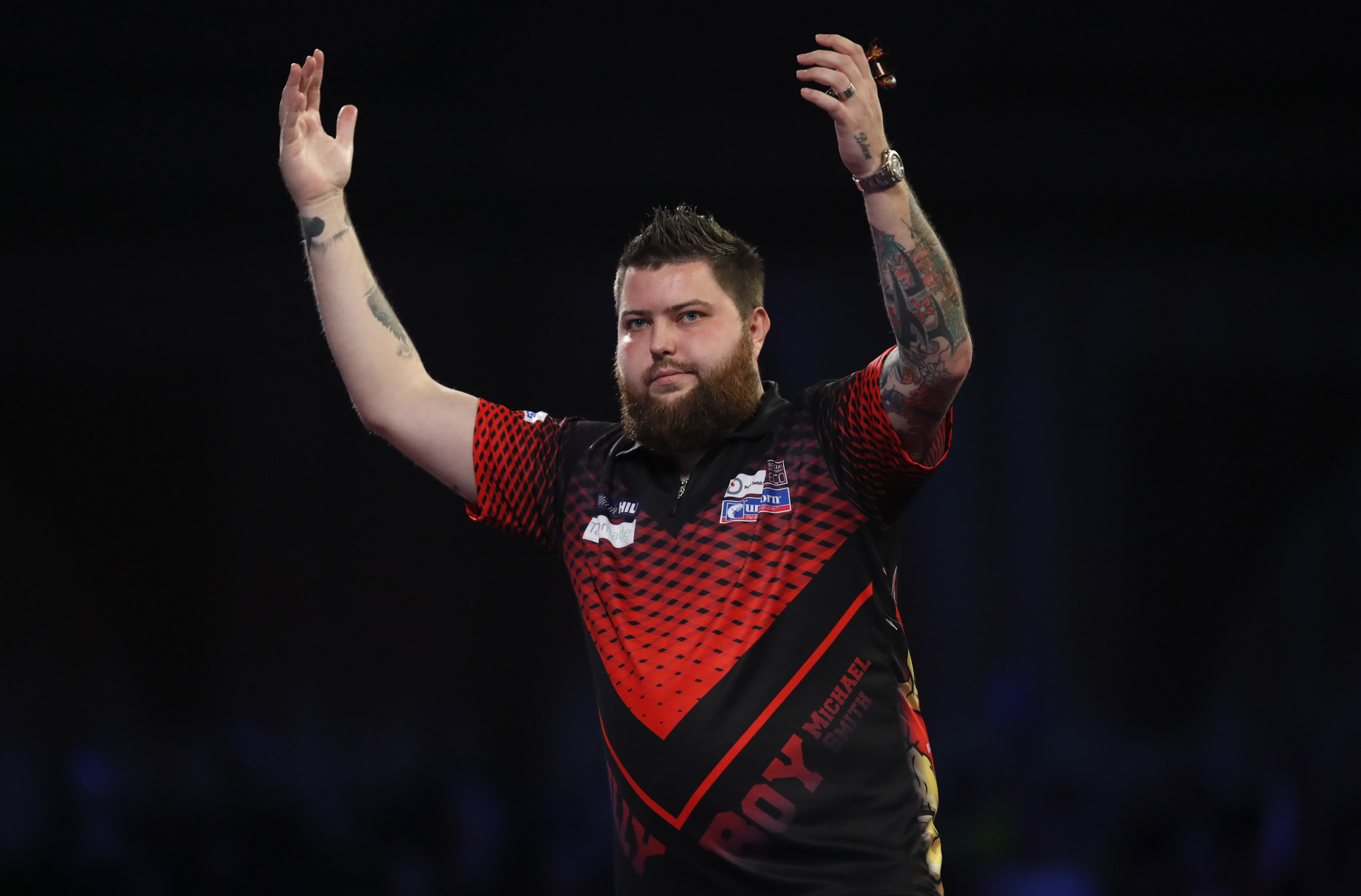 Michael Smith was left frustrated by missed doubles and Peter Wright's brilliant form in key moments ©Getty Images