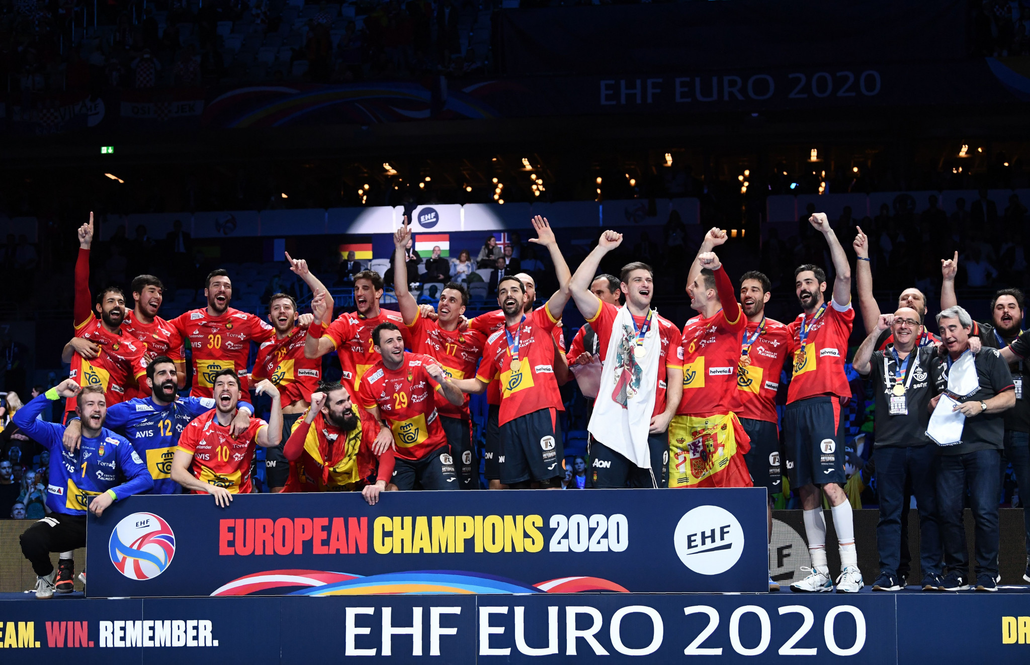 Spain have won the last two editions of the European Men's Handball Championship ©Getty Images