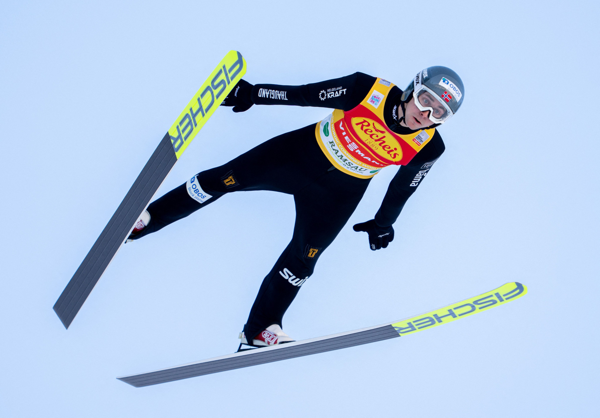Jarl Magnus Riiber has been dominant in men's Nordic Combined competition this season ©Getty Images