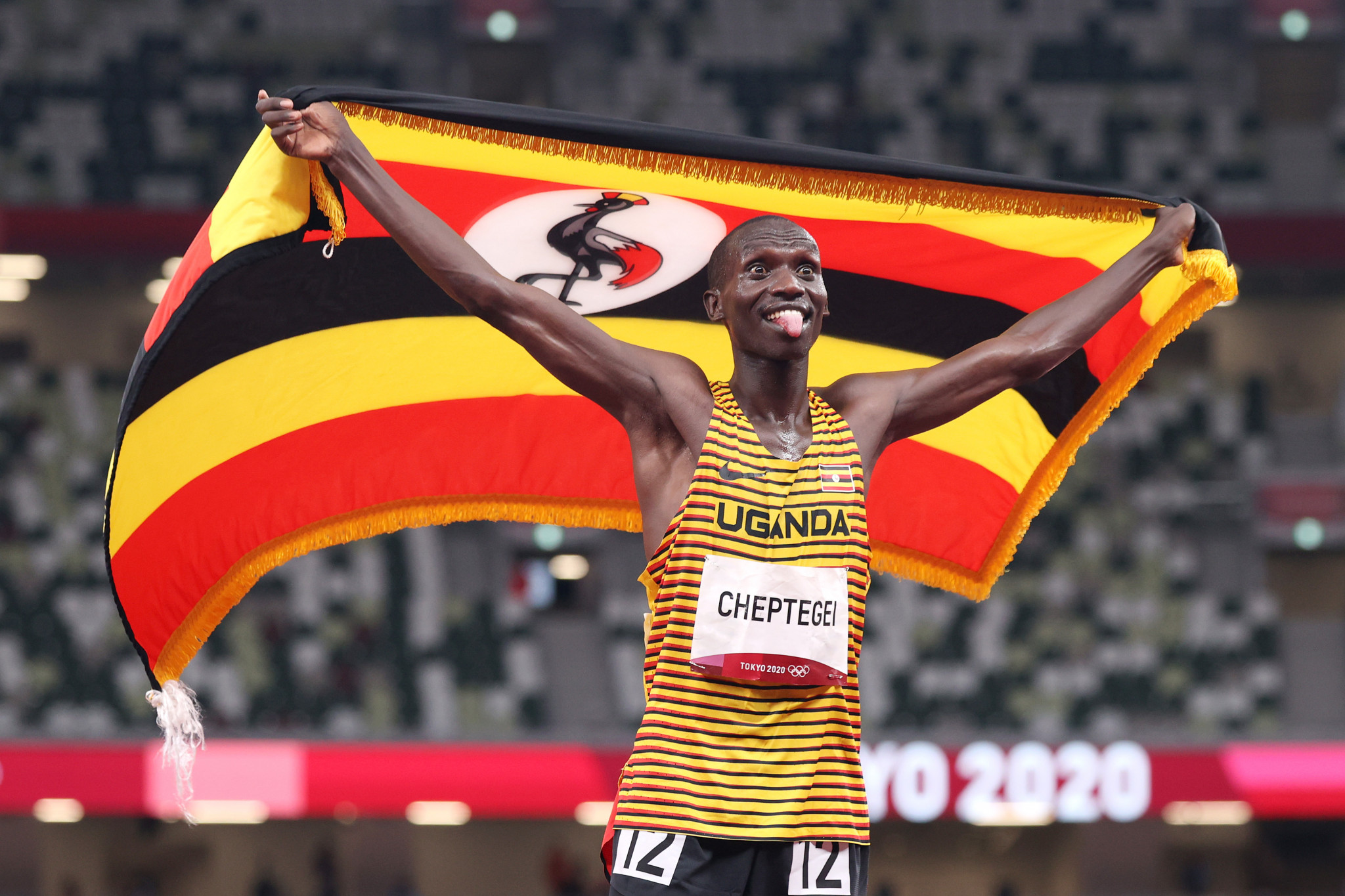 Joshua Cheptegei's gold at Tokyo 2020 ensured Uganda's best Olympics ©Getty Images