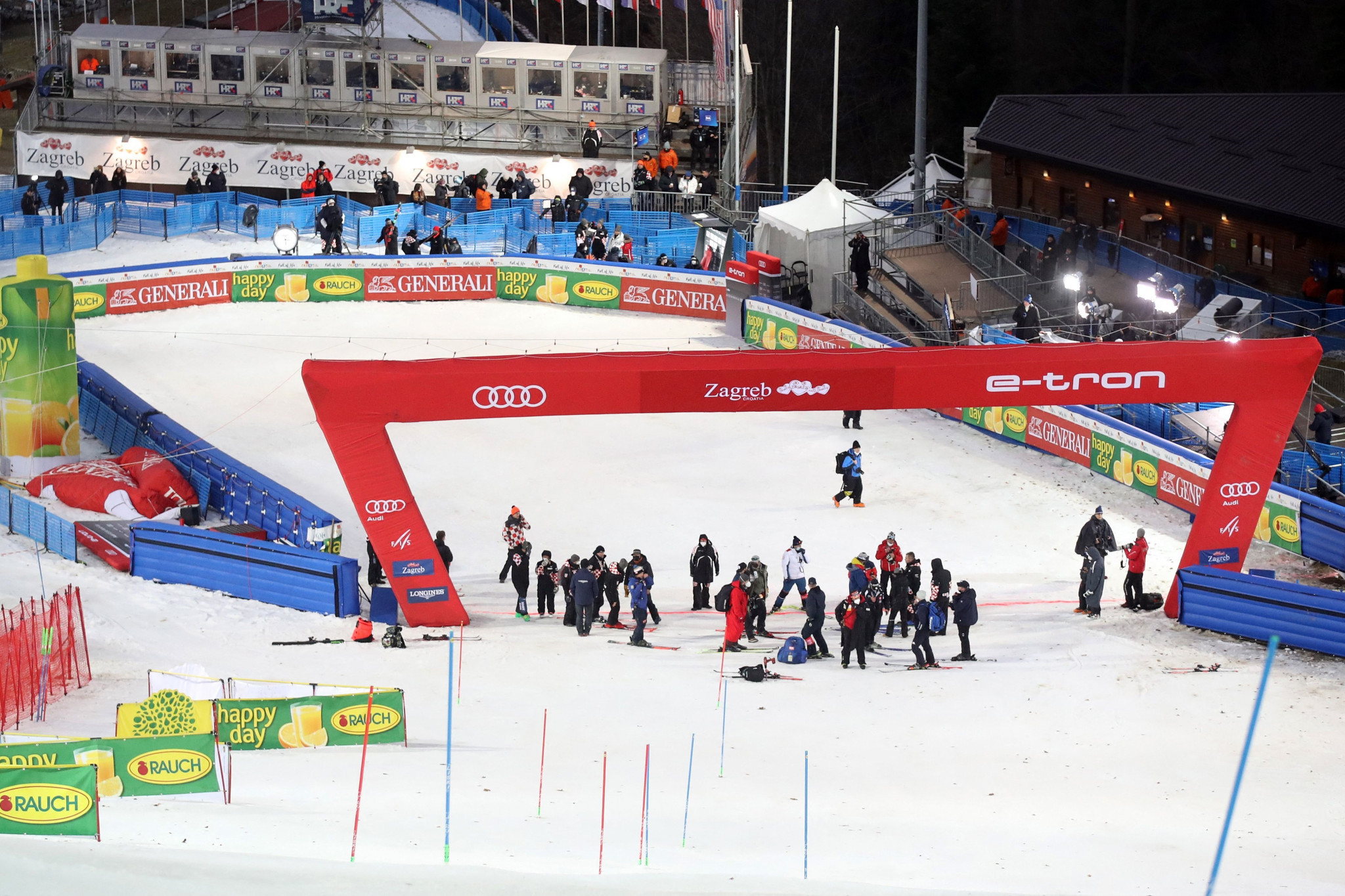The men’s slalom in Zagreb was called off for the second straight day ©Getty Images