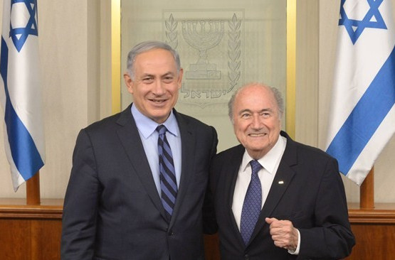 Blatter confident resolution can be reached between feuding Israel and Palestine FA's after Netanyahu meeting 