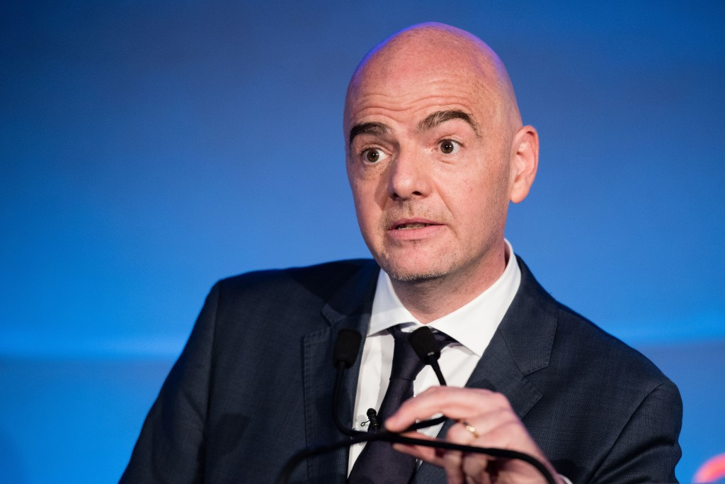 UEFA general secretary Gianni Infantino has launched an attack on Shaikh Salman ©Getty Images