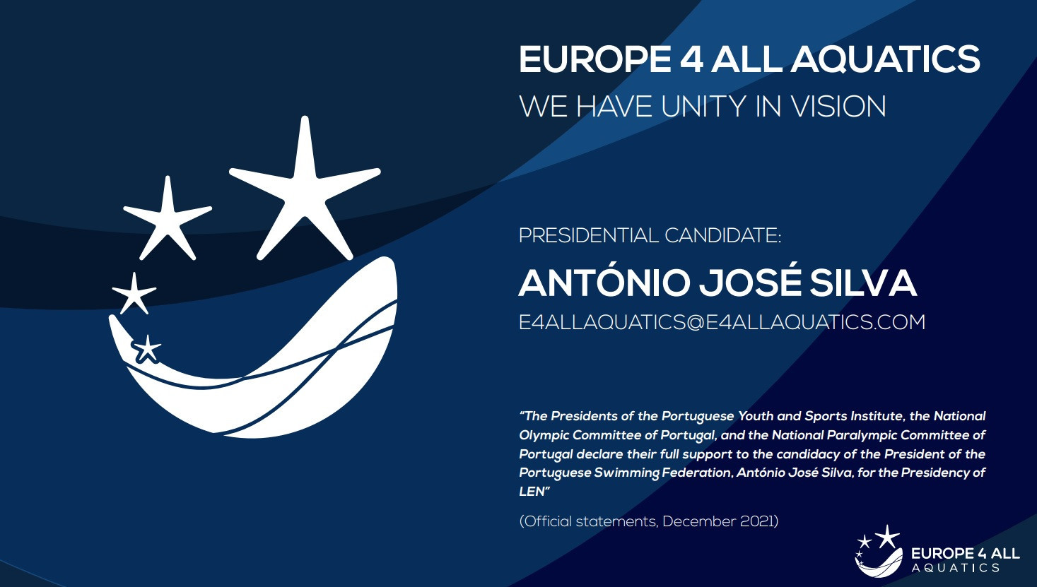 Portugal's António José Silva has released his manifesto for President of the LEN ©Antonio Silva