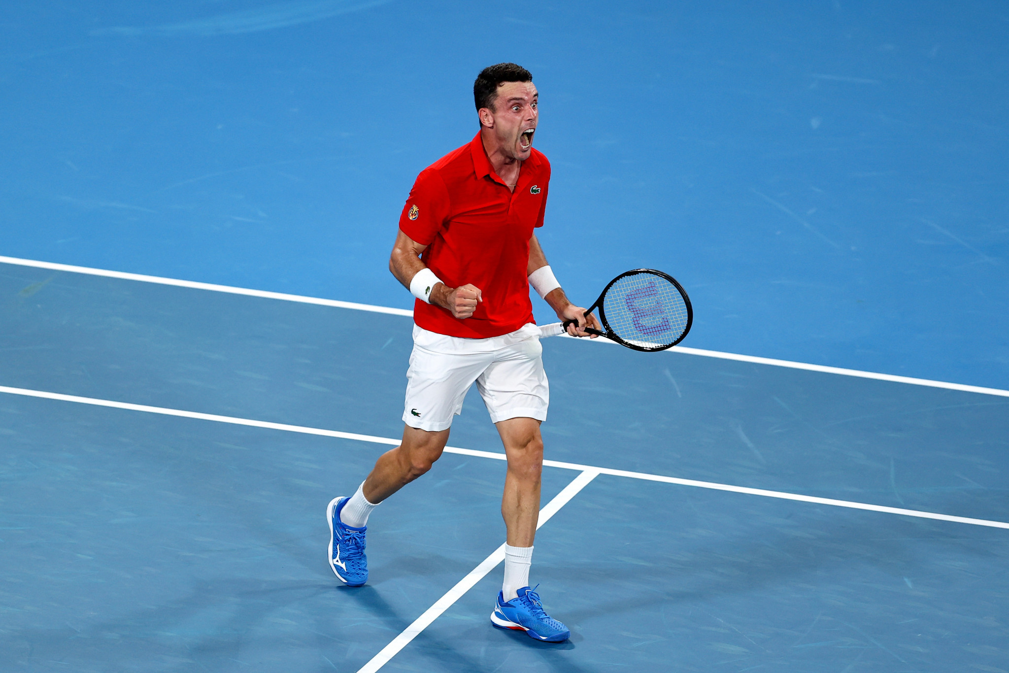 Roberto Bautista Agut beat Poland's Hubert Hurkacz to book Spain's place in the ATP Cup final ©Getty Images
