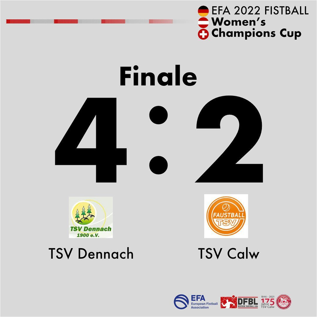 TSV Dennach win Women's Fistball European Champions Cup