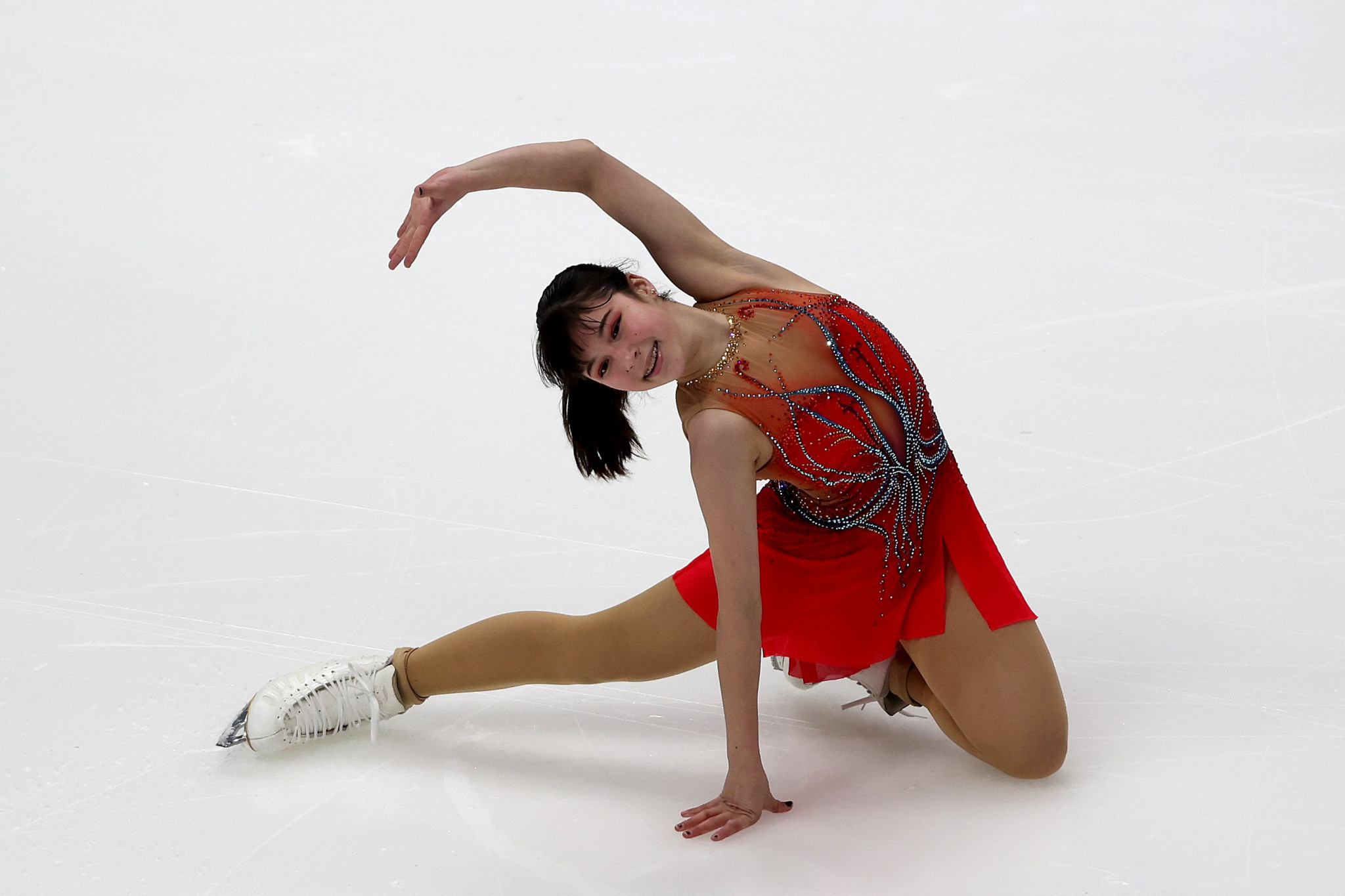 Alysa Liu finished third in the short programme before testing positive for COVID-19 at the US Figure Skating National Championships in Nashville ©Getty Images